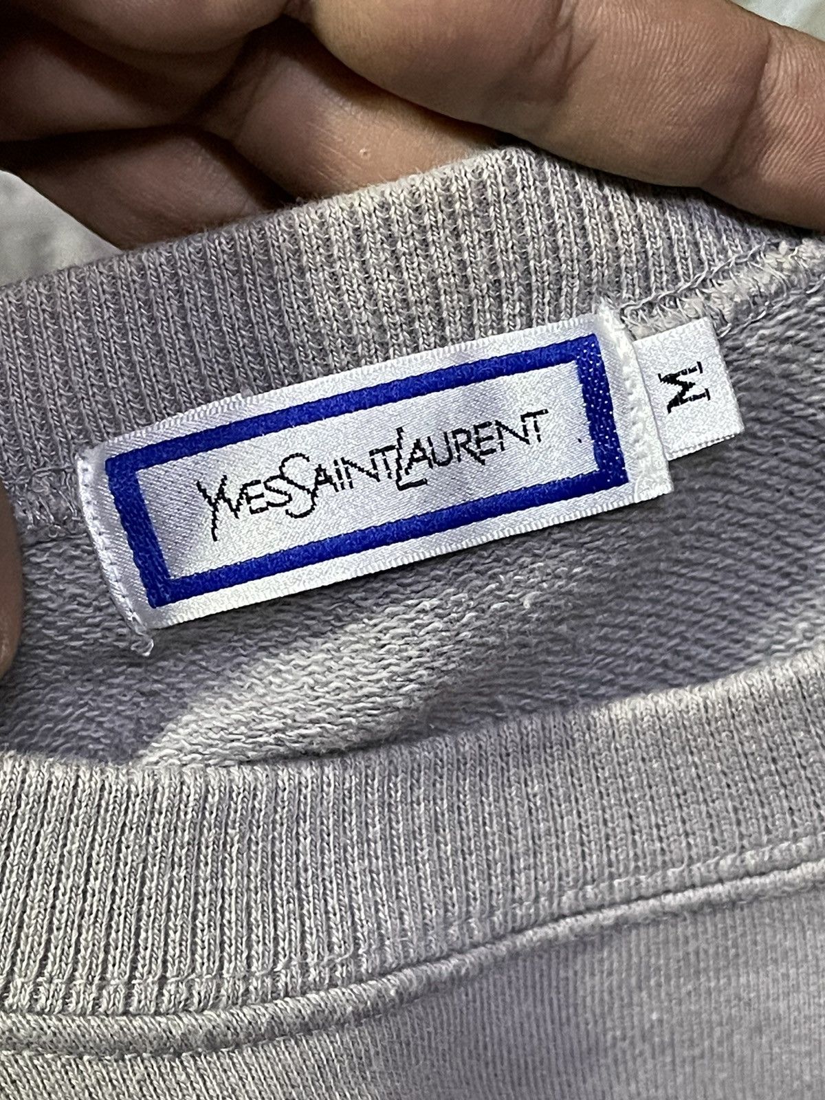 Vintage × Yves Saint Laurent Vintage Yves Saints Lauren Sweatshirt Size US M / EU 48-50 / 2 - 3 Thumbnail