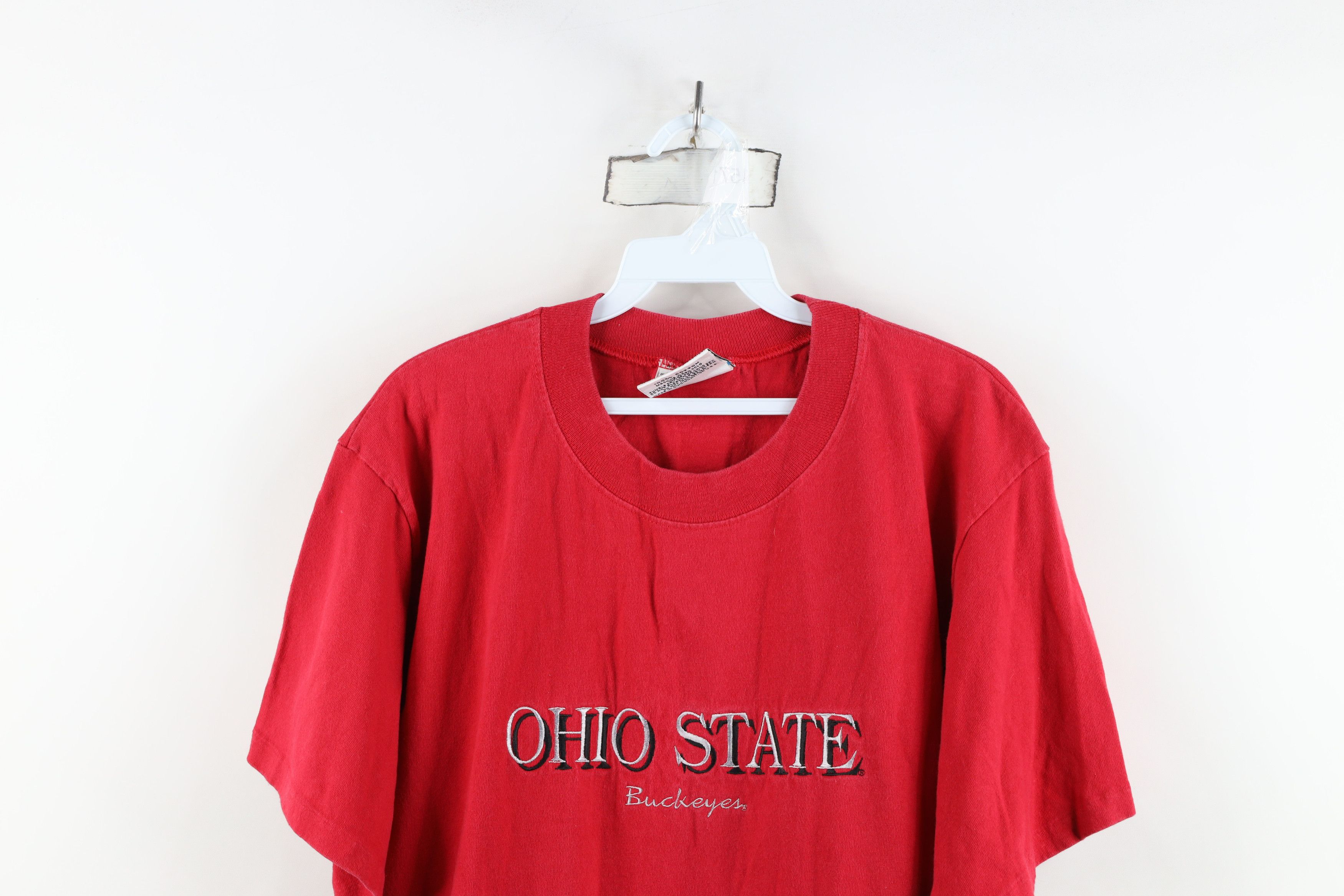 Vintage Vintage 90s Ohio State University Short Sleeve T-Shirt USA Size US M / EU 48-50 / 2 - 2 Thumbnail