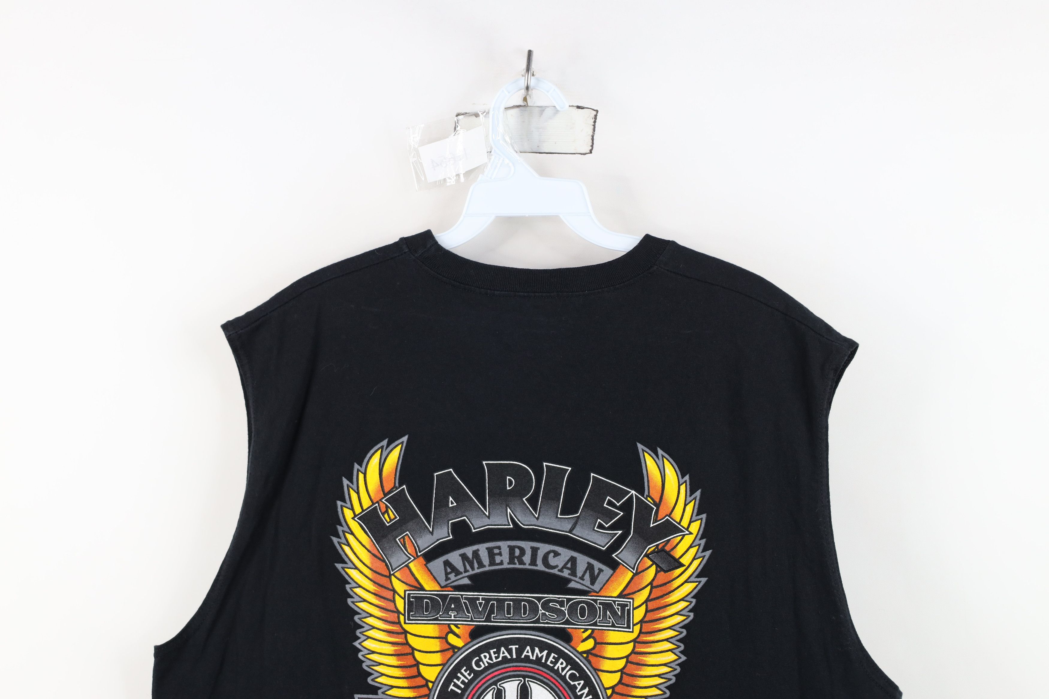 Harley Davidson Vintage Y2K Harley Davidson Eagle Wings Muscle T-Shirt Size US XL / EU 56 / 4 - 14 Thumbnail