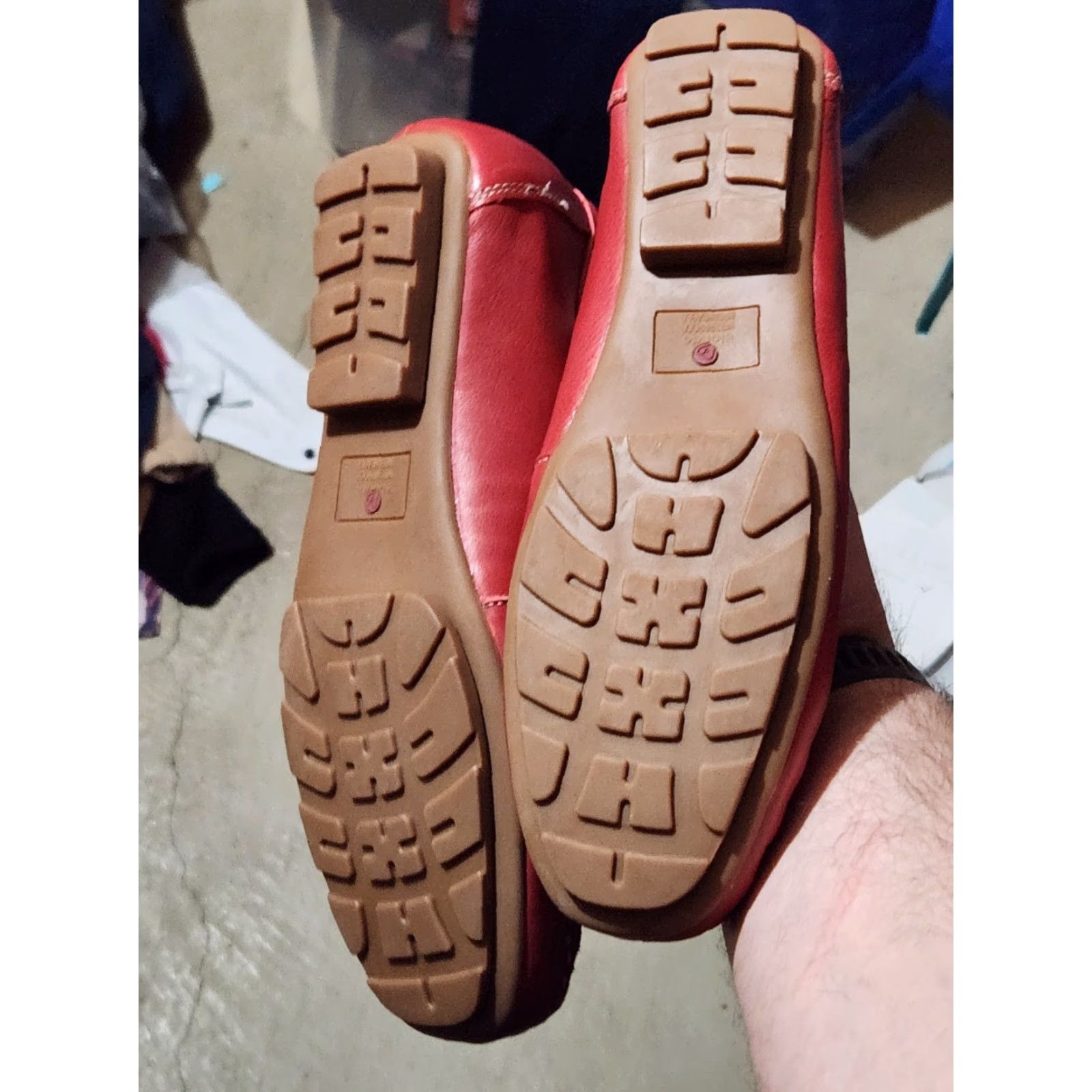 Blondo Blondo Red Moc Loafers Women’s Size 8.5 M. NEW Slip On Flat Leather Round Toe Shoes Women Loafer Red 8.5 M Winter Fall Size US 9 / IT 39 - 2 Thumbnail