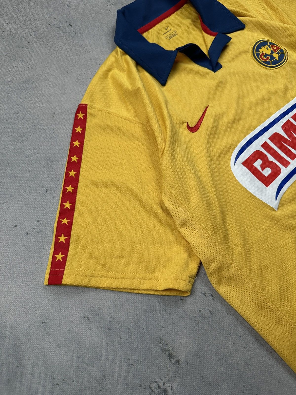 Nike Vintage 2006 Club America Nike Home Jersey Yellow Bimbo Size US L / EU 52-54 / 3 - 18 Thumbnail