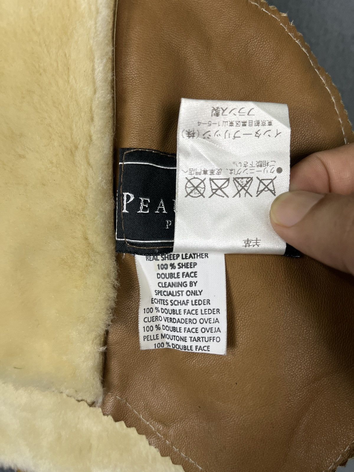 Genuine Leather × Vintage Peau D’ Ane Made in France Real Sheep Leather Suede Jacket Size S / US 4 / IT 40 - 9 Thumbnail
