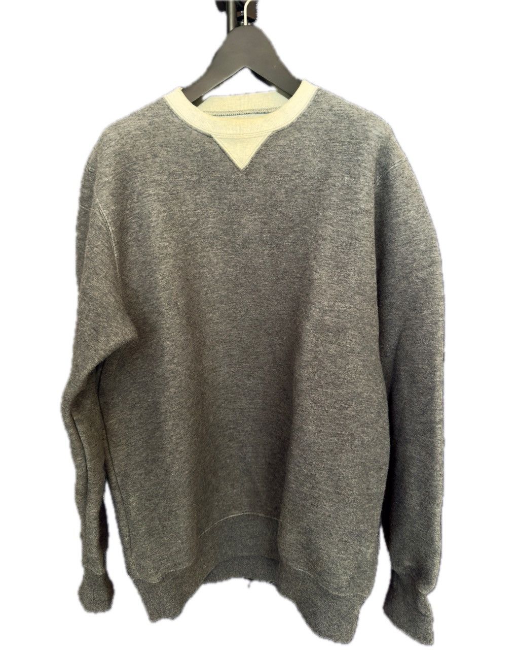 Sacai Sacai FW15 Grey Cotton/Nylon Crewneck Sweatshirt Size US M / EU 48-50 / 2 - 5 Thumbnail