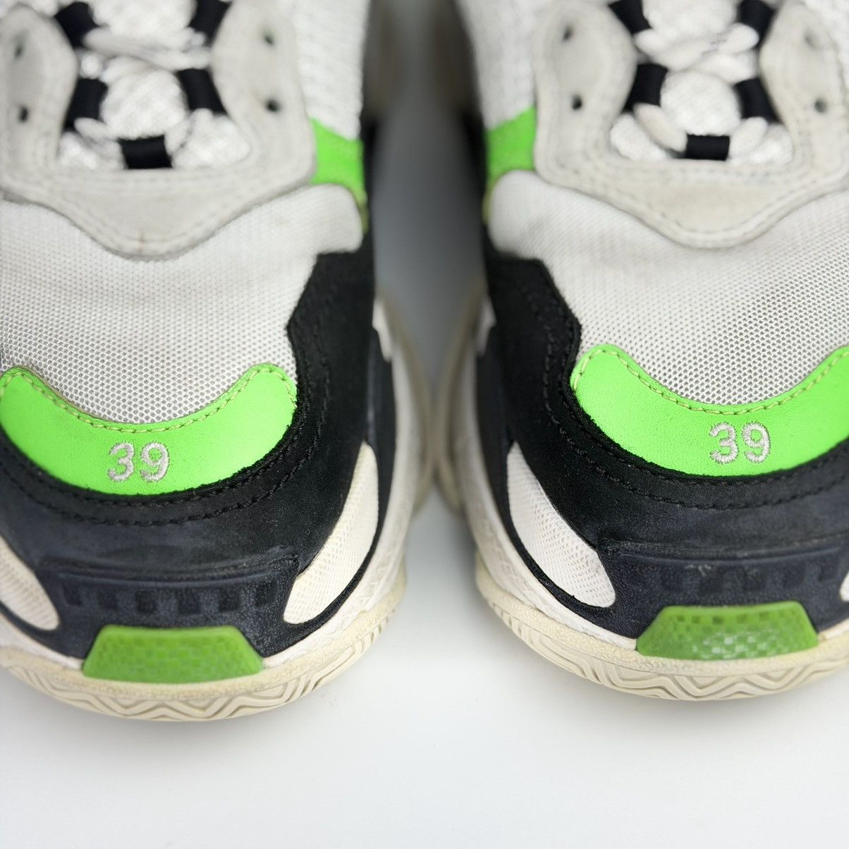 Balenciaga Balenciaga Triple S Black Green Size US 9 / IT 39 - 4 Thumbnail