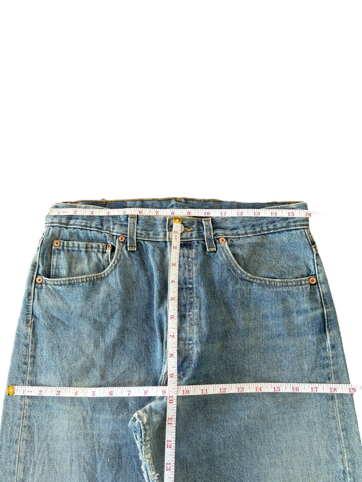Levi's Vintage 90s Levis 501 Mud Wash Distressed Loose Jeans Size US 32 / EU 48 - 7 Thumbnail