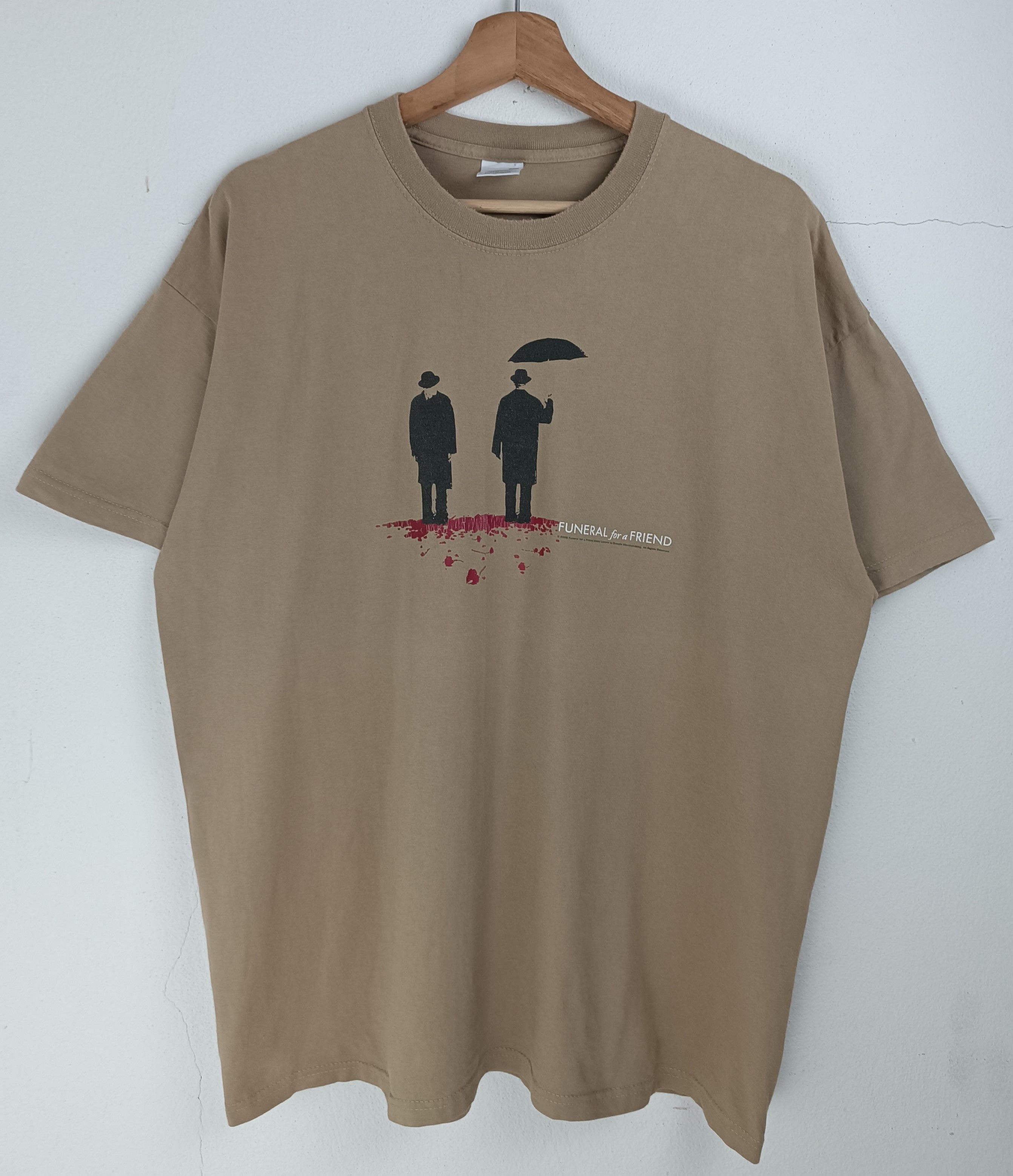 Band Tees VINTAGE 2000s FUNERAL FOR A FRIEND Y2K TEE SAOSIN UNDEROATH Size US XL / EU 56 / 4 - 3 Thumbnail