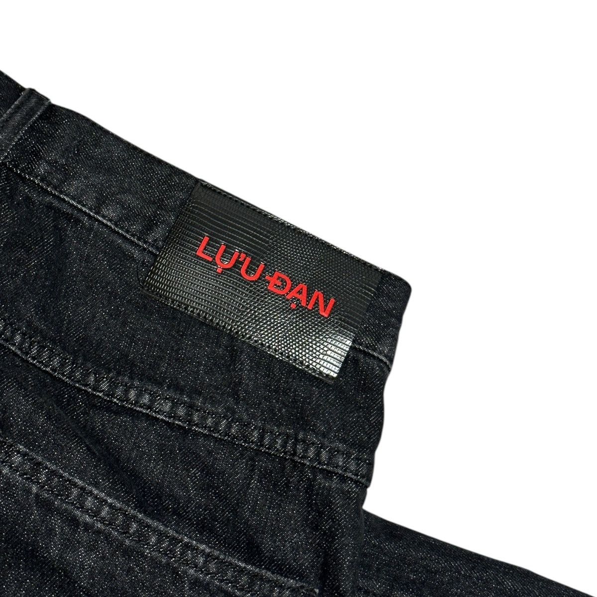 LUU DAN Knee patch baggy wide leg denim Size US 30 / EU 46 - 4 Thumbnail