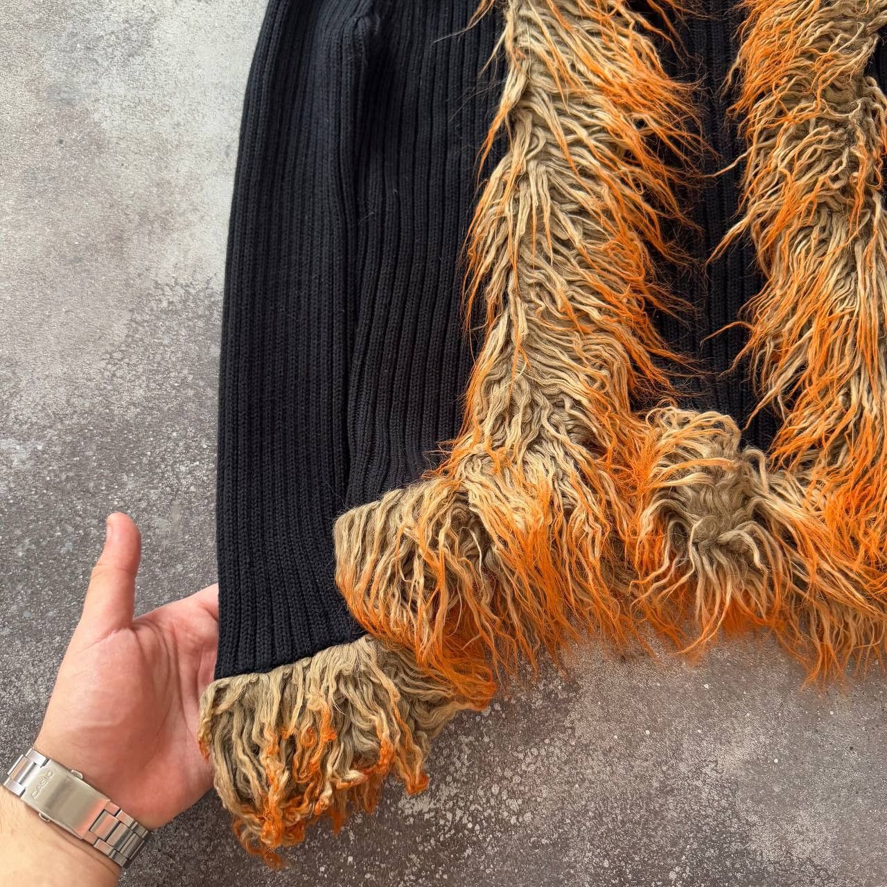 If Six Was Nine × Japanese Brand × Vintage Amazing Faux Fur Vintage Sexy Sweater Size M / US 6-8 / IT 42-44 - 5 Thumbnail