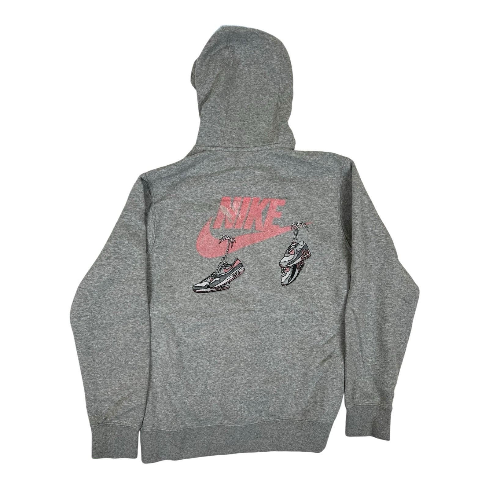 Nike × Stussy Nike x Stussy Zip Up Hoodie Grey Size Medium FW25