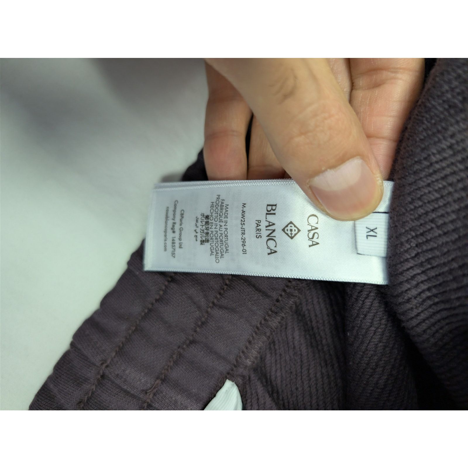 Casablanca o1rshd1 Loopback Laurel Tap Pintuck Jogger sweatpants Size US 36 / EU 52 - 13 Thumbnail