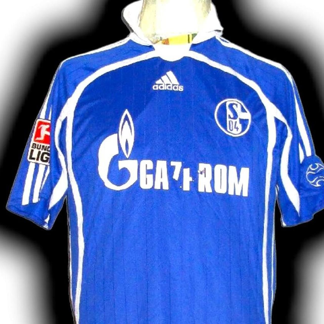 Adidas Fc Schalke Germany 2007 2008 Home Shirt Jersey Size US M / EU 48-50 / 2 - 3 Thumbnail