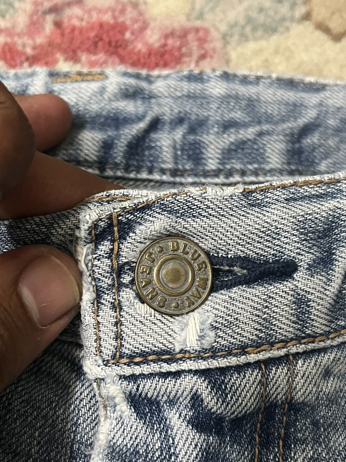 Blue Blue Japan Vintage Blue Way Baggy Jeans Size US 34 / EU 50 - 2 Thumbnail