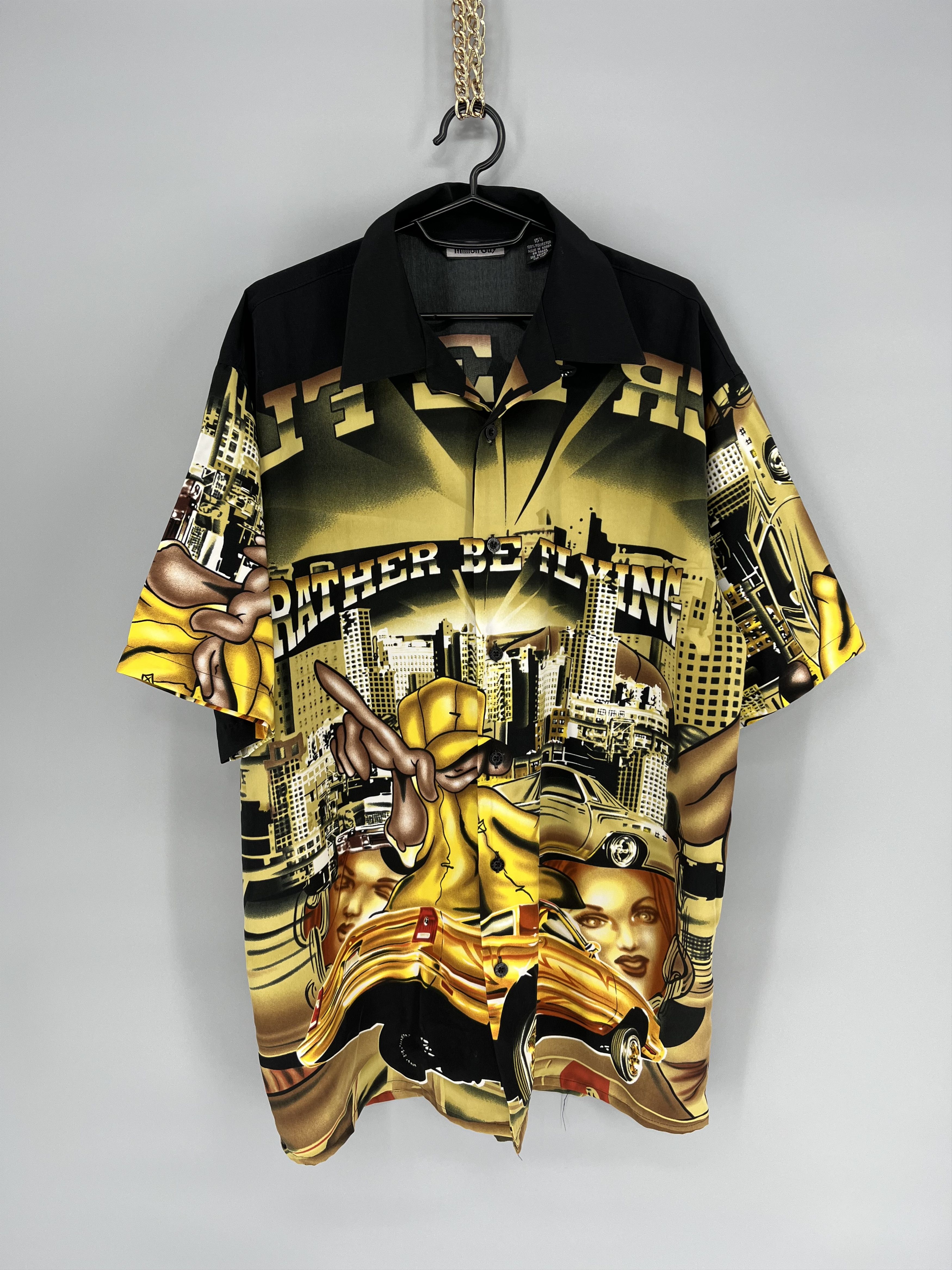 Vintage Hawaiian Shirt Japanese Style Shirt Travis Scott Style Size US XL / EU 56 / 4 - 1 Thumbnail