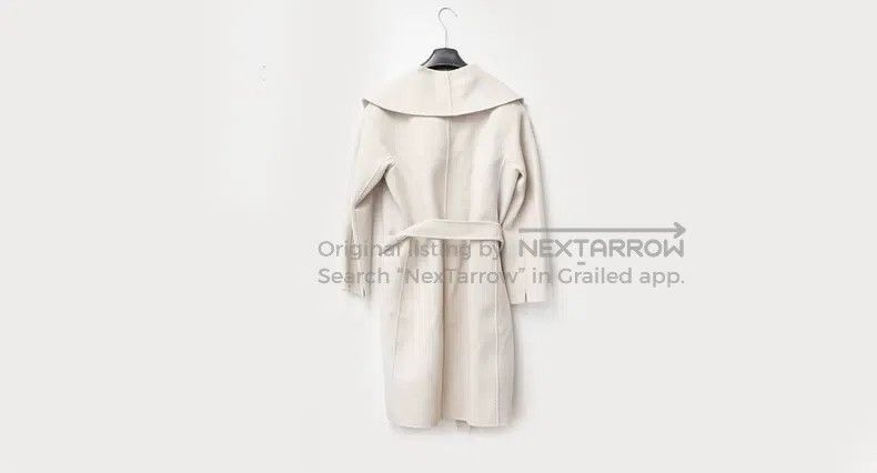 Max Mara Max Mara Beige Wool Coat Size S / US 4 / IT 40 - 2 Thumbnail