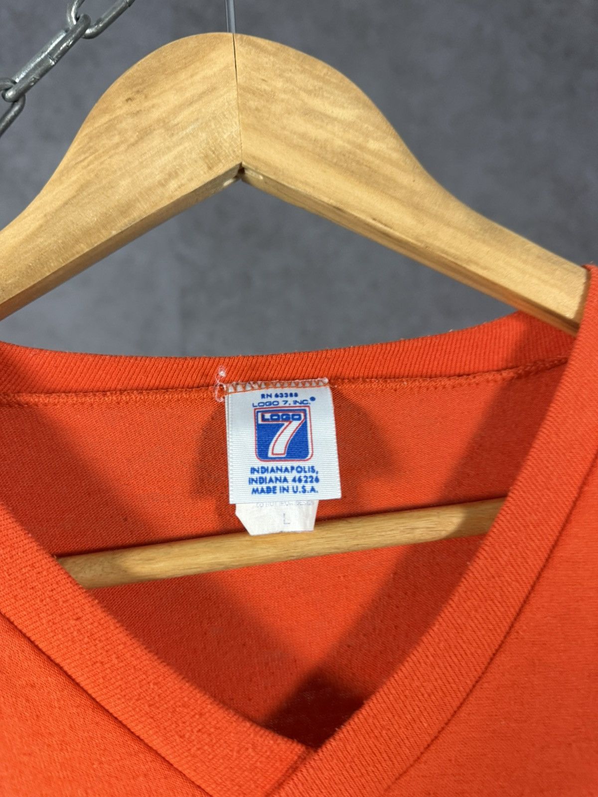 Logo 7 Cleveland Browns NFL vintage made in USA tee Size US L / EU 52-54 / 3 - 6 Thumbnail