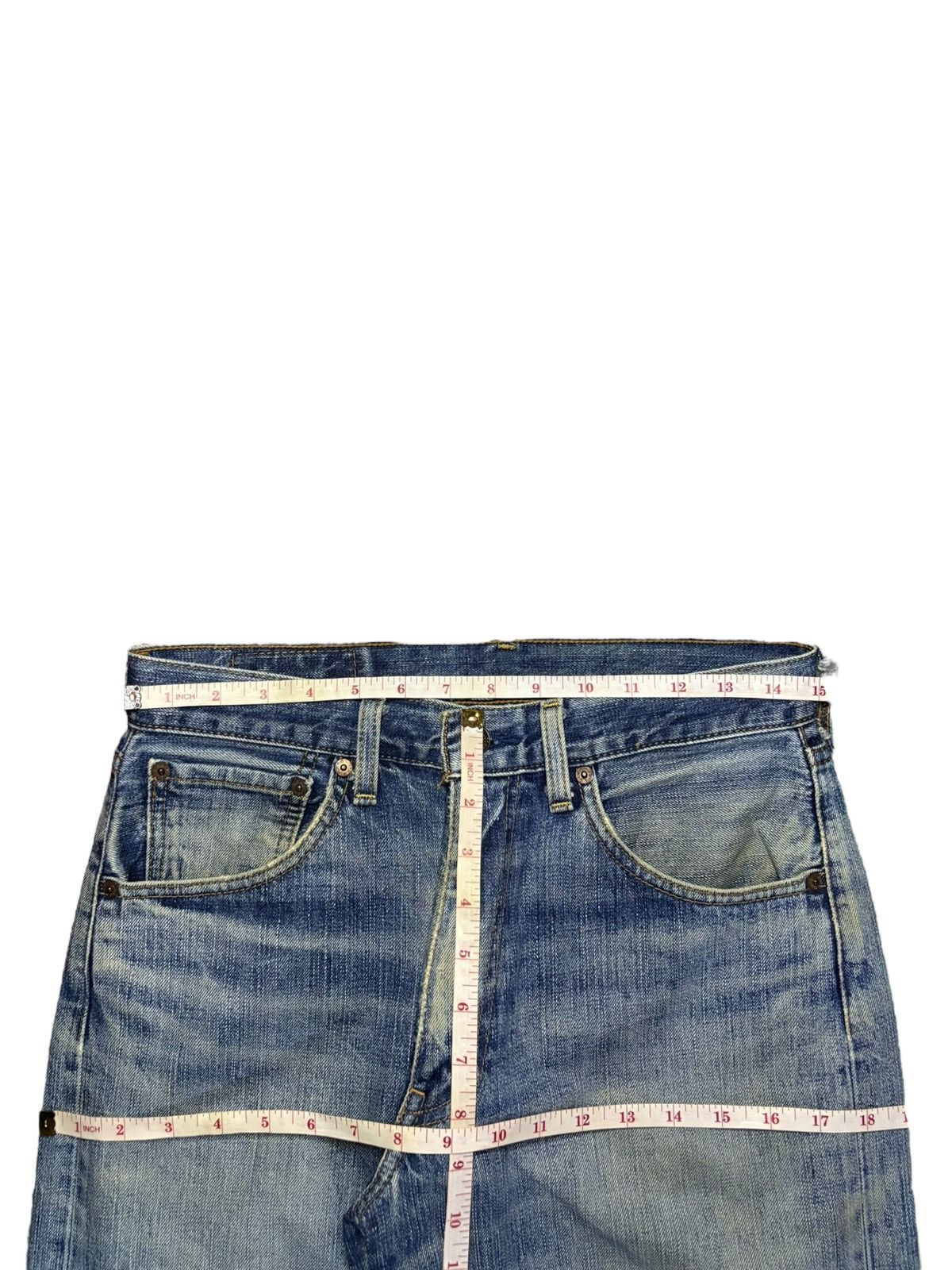 Levi's Vintage 90s Levis 504 Mud Wash Distressed Baggy Jeans Size US 30 / EU 46 - 12 Thumbnail