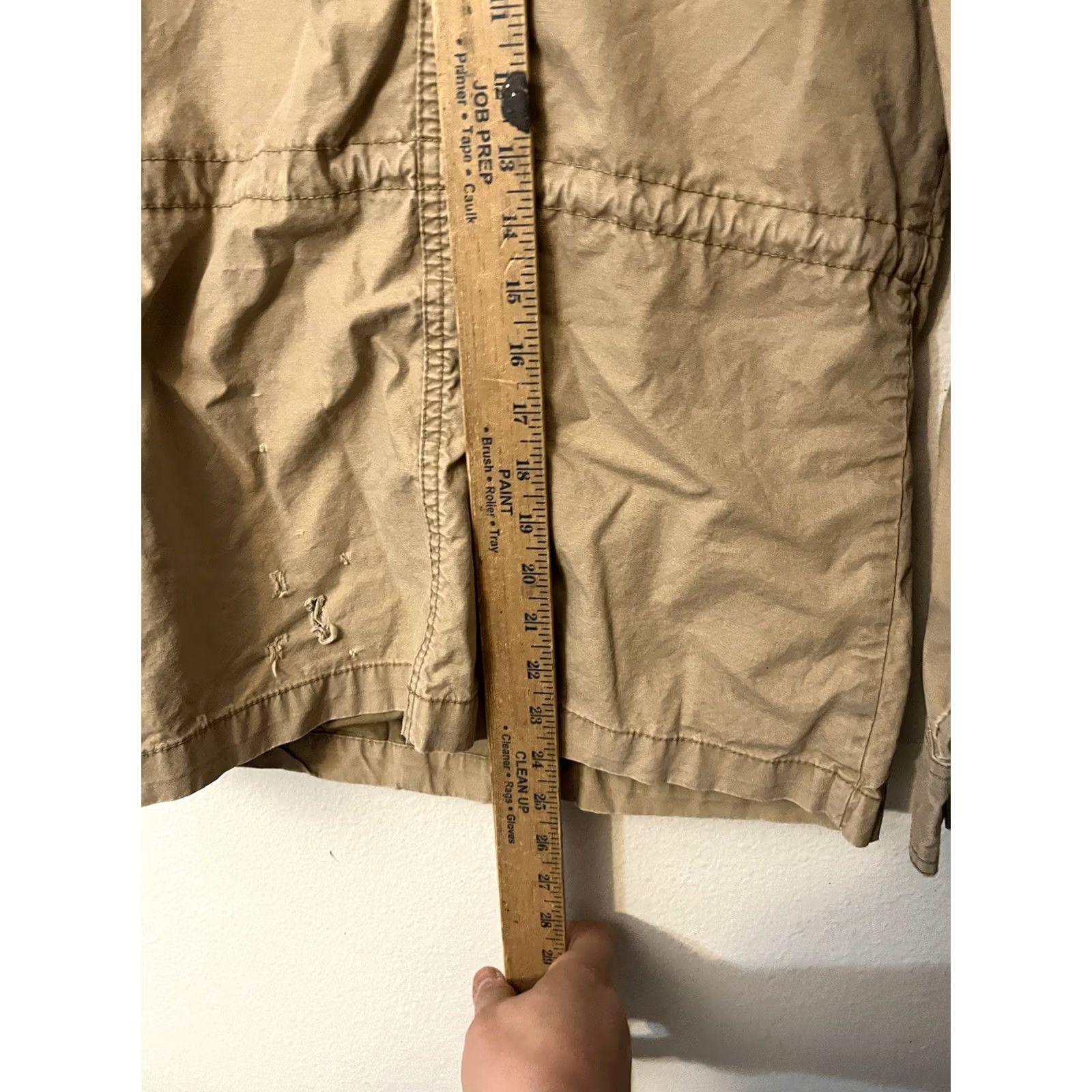 Old Navy VINTAGE Old Navy Coat Womens XS Beige Button Down Size Tan Khaki Rain Flaw Size XS / US 0-2 / IT 36-38 - 4 Thumbnail