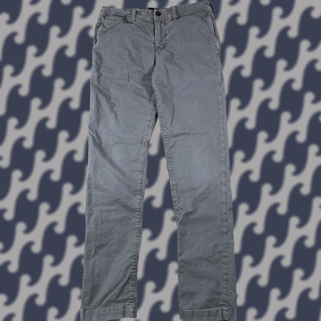 Vintage American Eagle Slim Fit Chino Pants Gray 30x30 30x32 Mens Regular Inseam 30 Cotton Spandex Extreme Flex Slim Harnessed Tag 30x32 Size US 30 / EU 46 - 1 Thumbnail