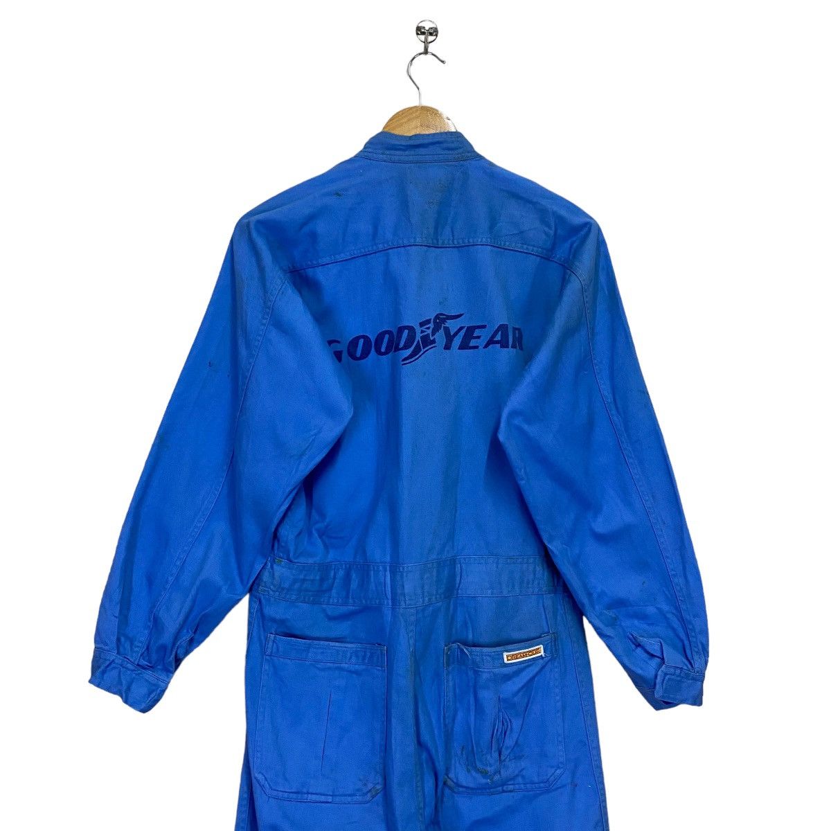 Japanese Brand Vintage Good Year Team Racing Overall Size US 35 - 10 Thumbnail