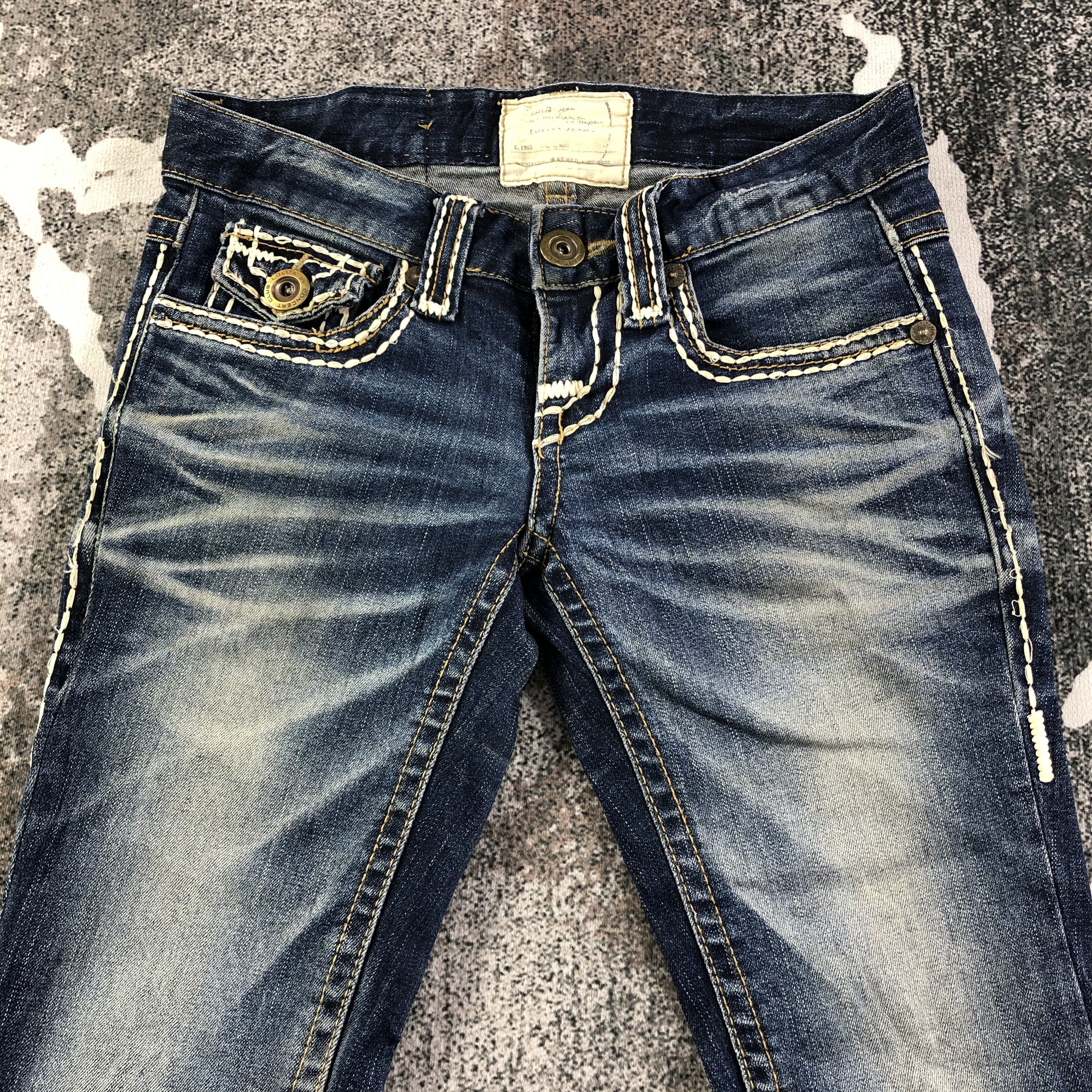 Japanese Brand Lolita Jeans Faded Blue Skinny Denim KJ1759 Size 30" / US 8 / IT 44 - 3 Thumbnail