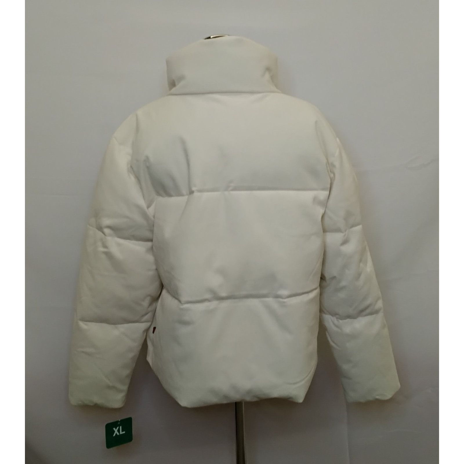 Levi's Levi's Corduroy Puffer Jacket Women's XL White Cropped NWT Size XL / US 12-14 / IT 48-50 - 3 Thumbnail
