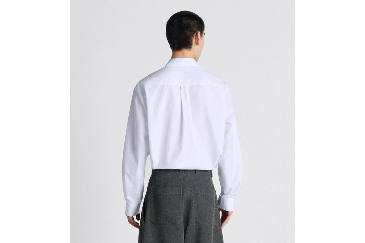 Dior o1w1db11024 Oversized Shirt in Ecru Size US M / EU 48-50 / 2 - 5 Thumbnail