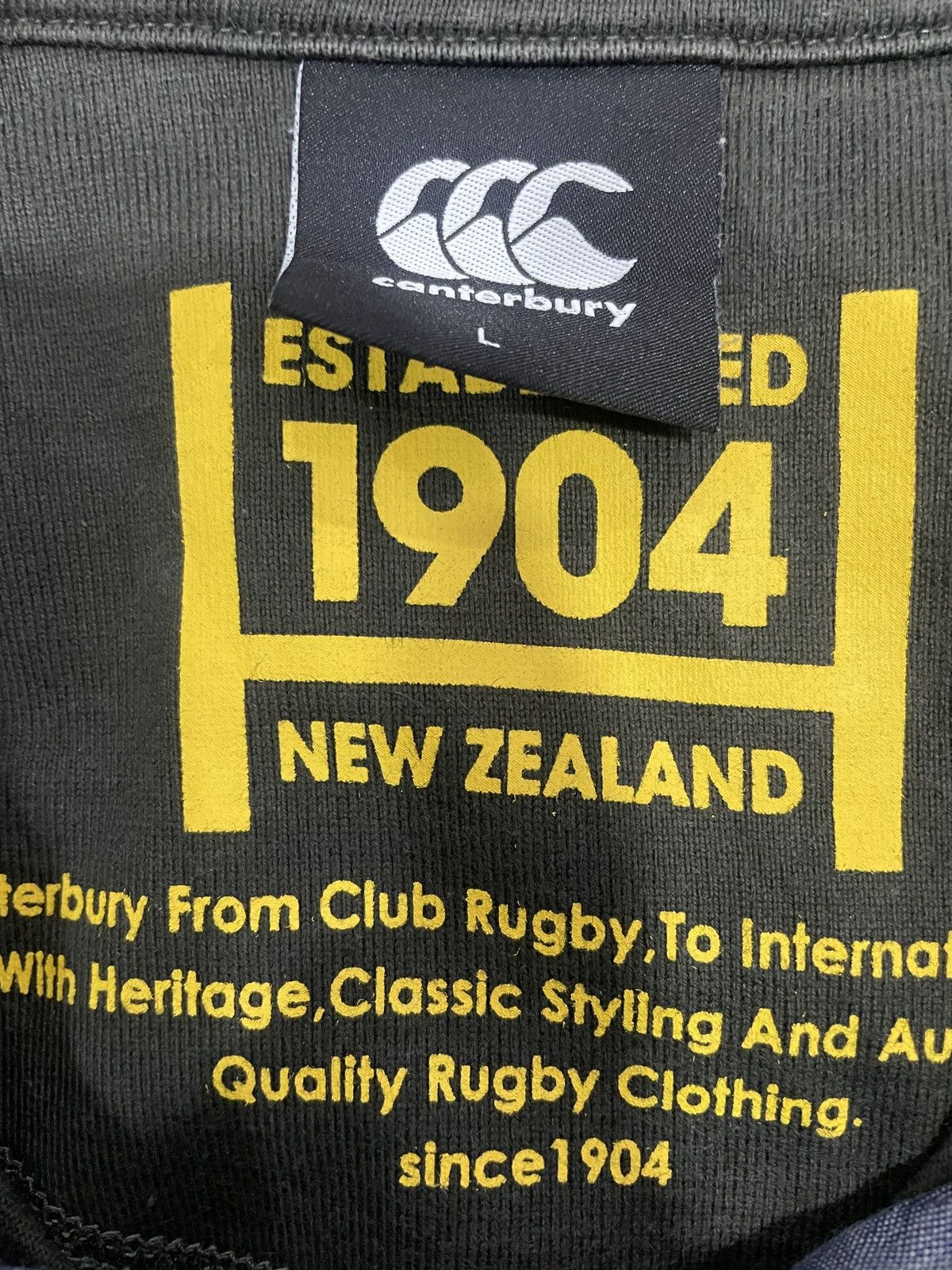 Canterbury of New Zealand Vintage x canterbury x rugby polo shirt x large Size US L / EU 52-54 / 3 - 3 Thumbnail