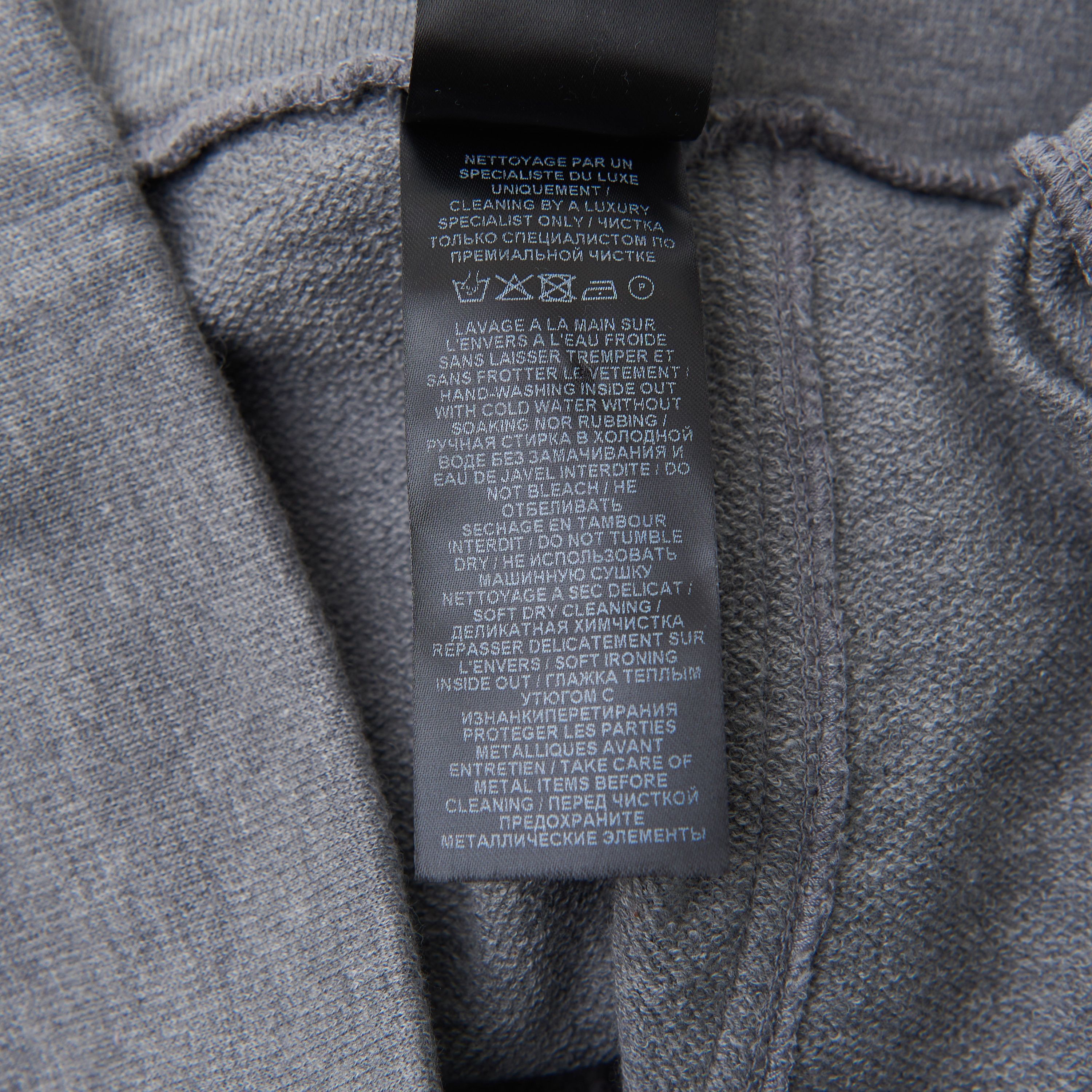 Balmain Heather Gray Cashmere & Cotton Shorts With Monogram Logo Size 32" / US 10 / IT 46 - 13 Thumbnail