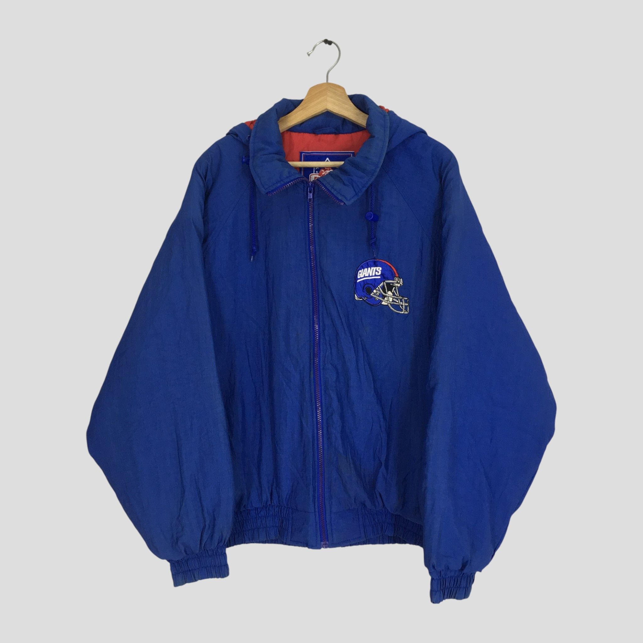NFL Vintage 90's New York Giants NFL Football Bomber Jacket Size US L / EU 52-54 / 3 - 1 Thumbnail