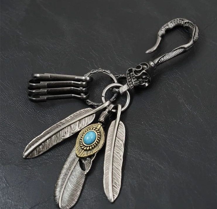 Japanese Brand Vintage Aesthetic Metal HookK Keychain Size ONE SIZE - 3 Thumbnail