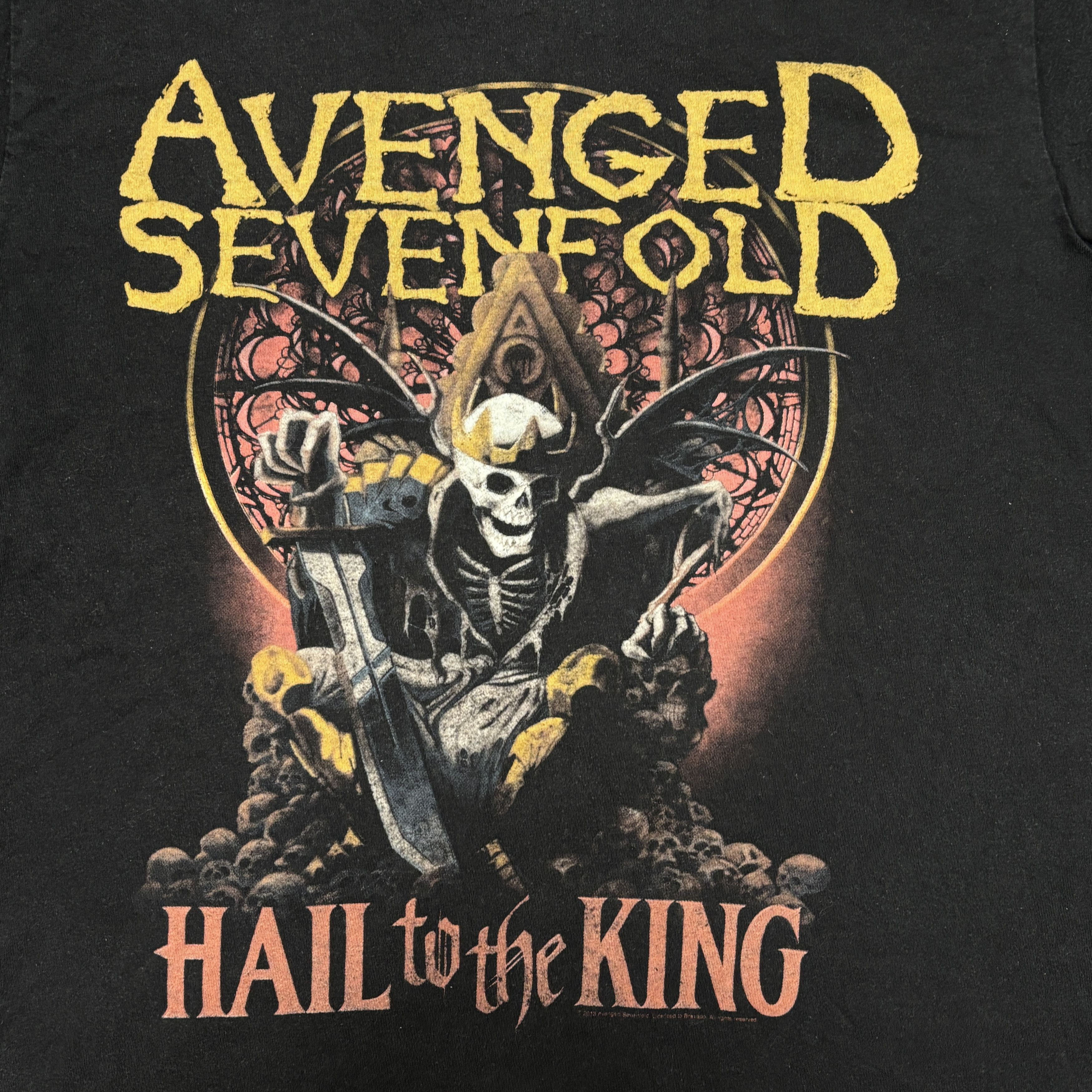 Band Tees × Vintage Vintage Avenged Sevenfold Shirt Vintage Band Tees Disturbed Size US M / EU 48-50 / 2 - 3 Thumbnail