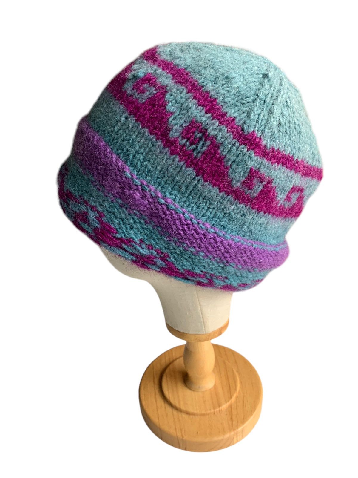 Japanese Brand × Kapital × Vintage Knitted Crochet Wool Winter Sessions Rare Desgn Big Hats Size ONE SIZE - 5 Thumbnail