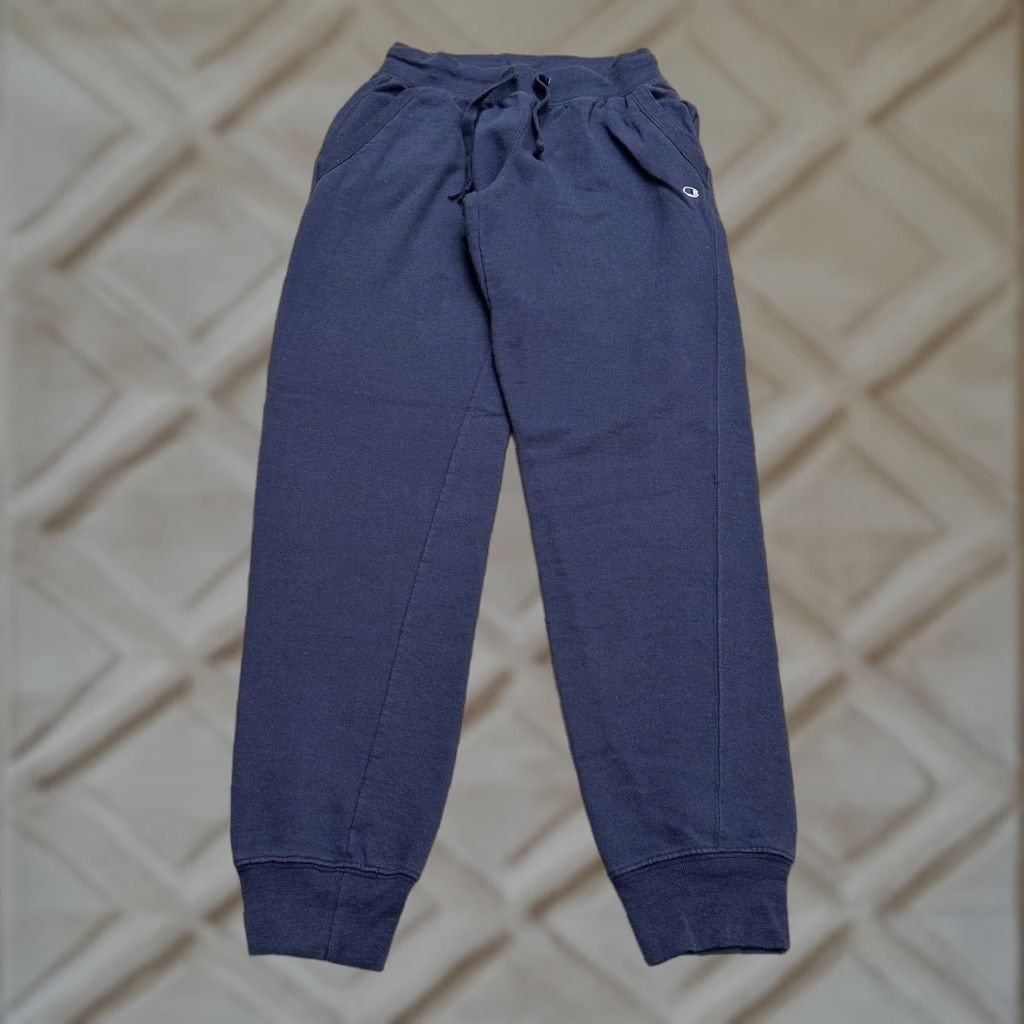 Champion Champion Sweatpants Mens Small Blue Drawstring Fleece Casual Activewear 26x30 Men Redefine? Size US 29 - 1 Thumbnail