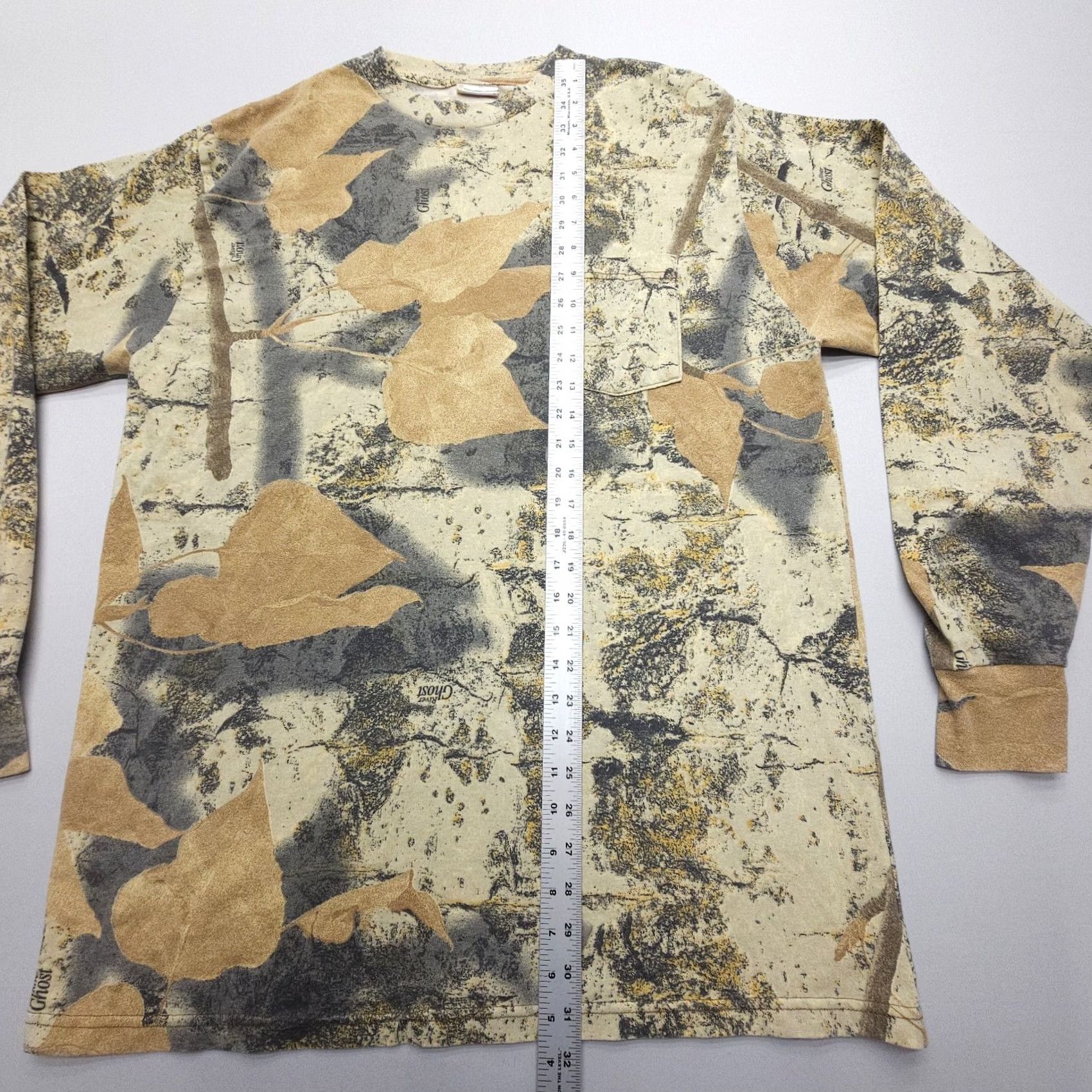 Vintage VINTAGE Ghost Camo Shirt Mens XL MTNT Montana Camouflage Long Sleeve Crewneck USA Made River Ghost Hunting Shirt Size US XL / EU 56 / 4 - 7 Thumbnail