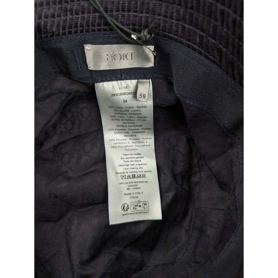 Dior o1rshd1 Size: 59 / Paph Chapeau Bucket Hat / Cap in Navy Size ONE SIZE - 8 Thumbnail