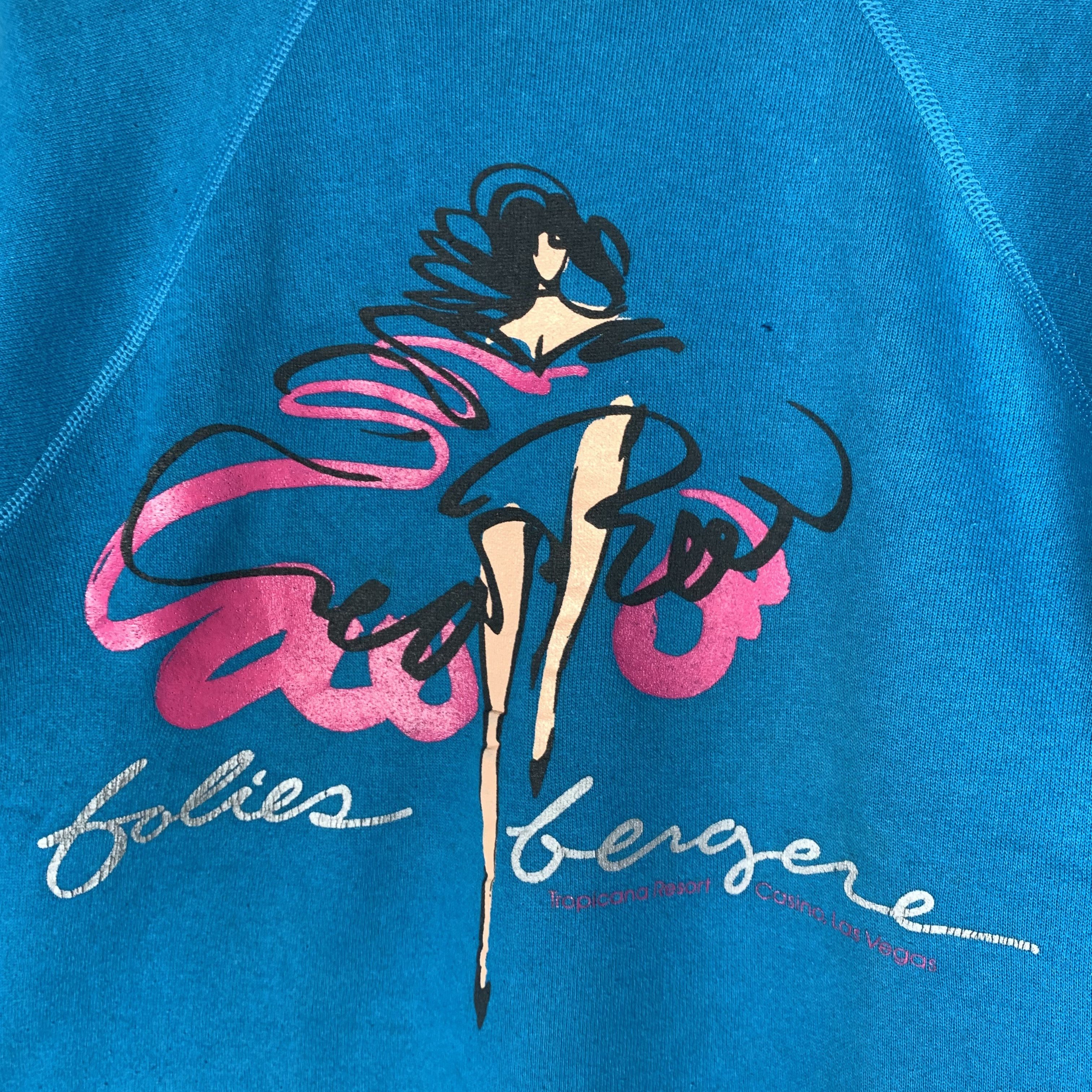 Vintage Vintage Folies Bergere Casino Las Vegas Sweatshirt Crewneck Size US S / EU 44-46 / 1 - 2 Thumbnail
