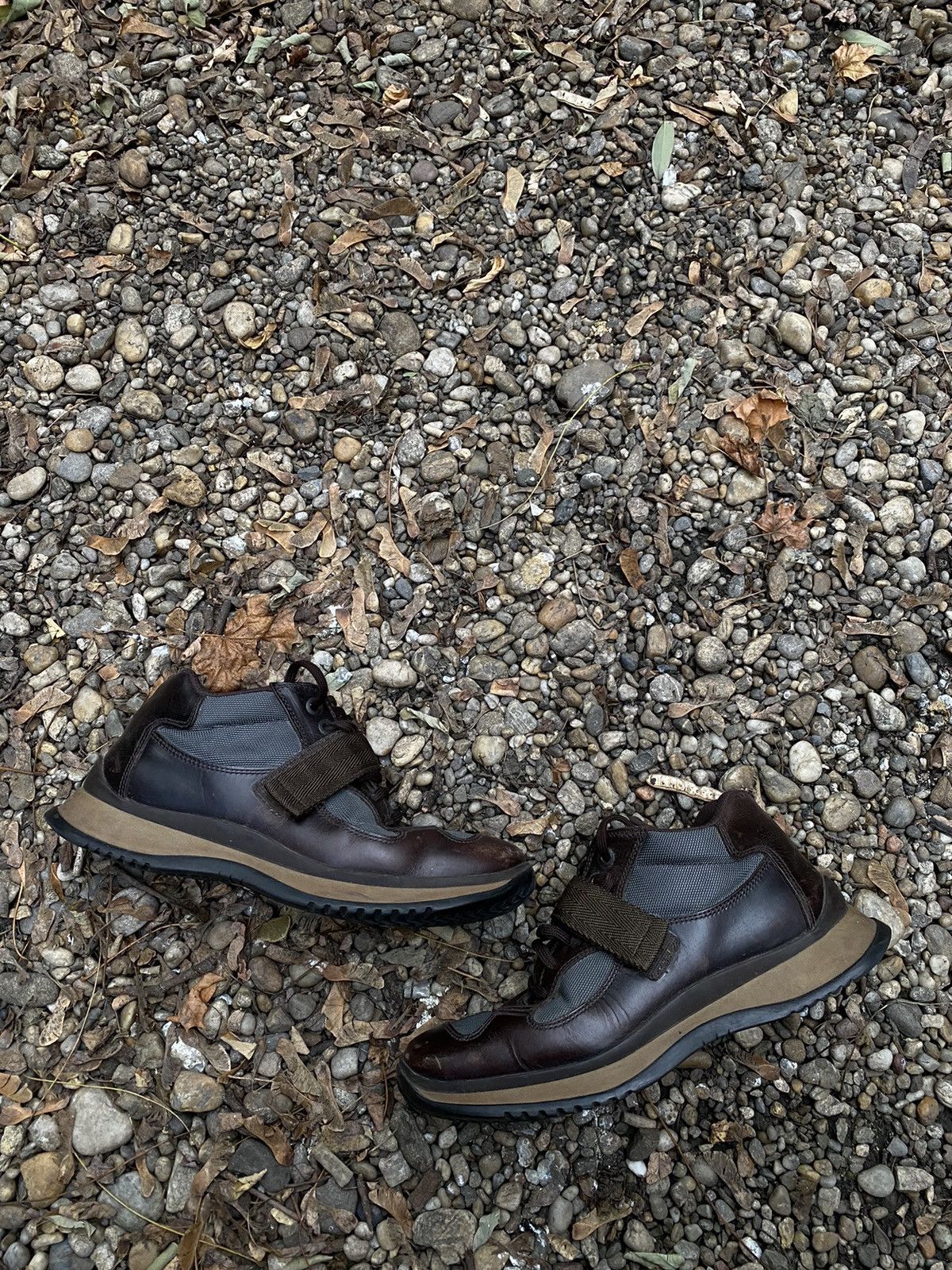 Prada × Vintage Vintage 90s Prada Leather American Cup Boots Size US 7 / EU 40 - 1 Thumbnail