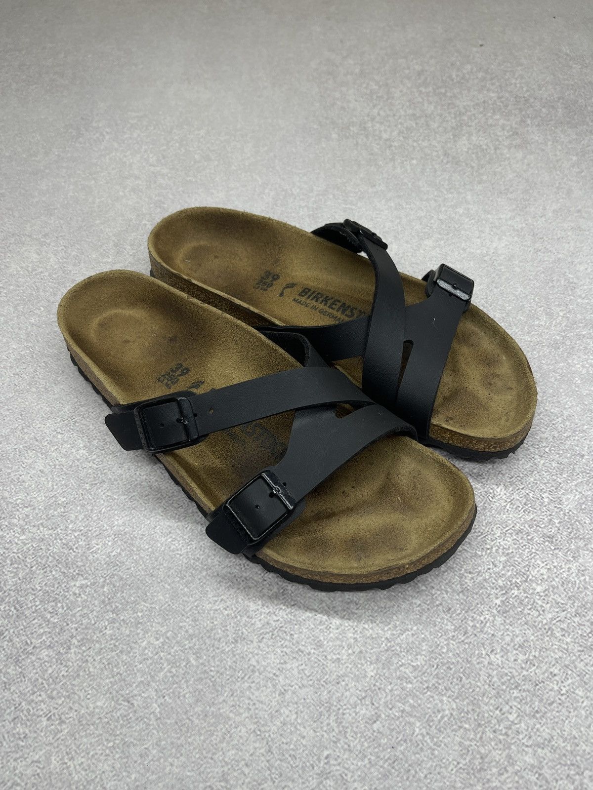 Birkenstock Women Birkenstock Yao Mules Sandals Black Size US 8 / IT 38 - 1 Thumbnail
