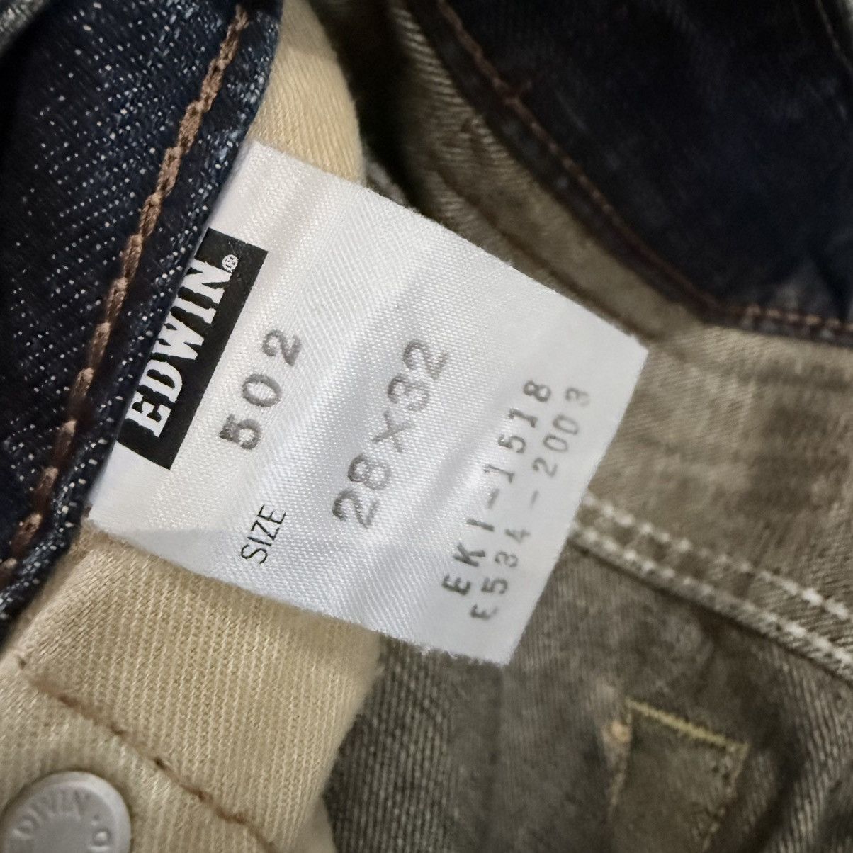 If Six Was Nine Archives ‼️ Japanese Edwin 503 Rusty Heavy Faded Wash Denim Size US 28 / EU 44 - 15 Thumbnail