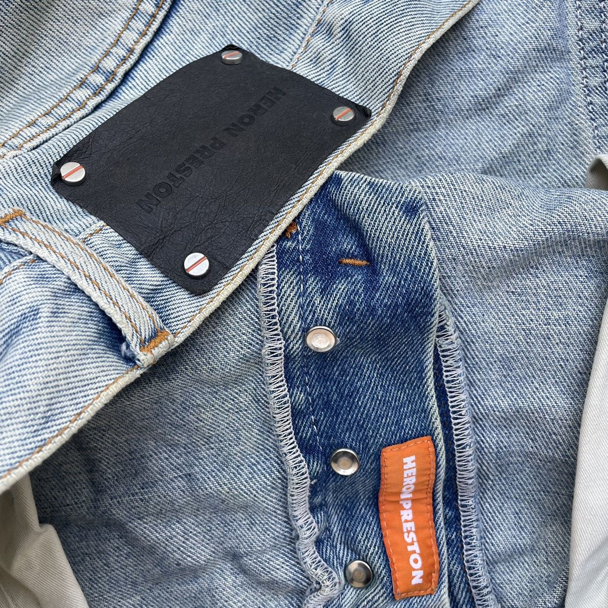 Heron Preston Heron Preston Distressed Denim Jeans Size US 37 - 5 Thumbnail