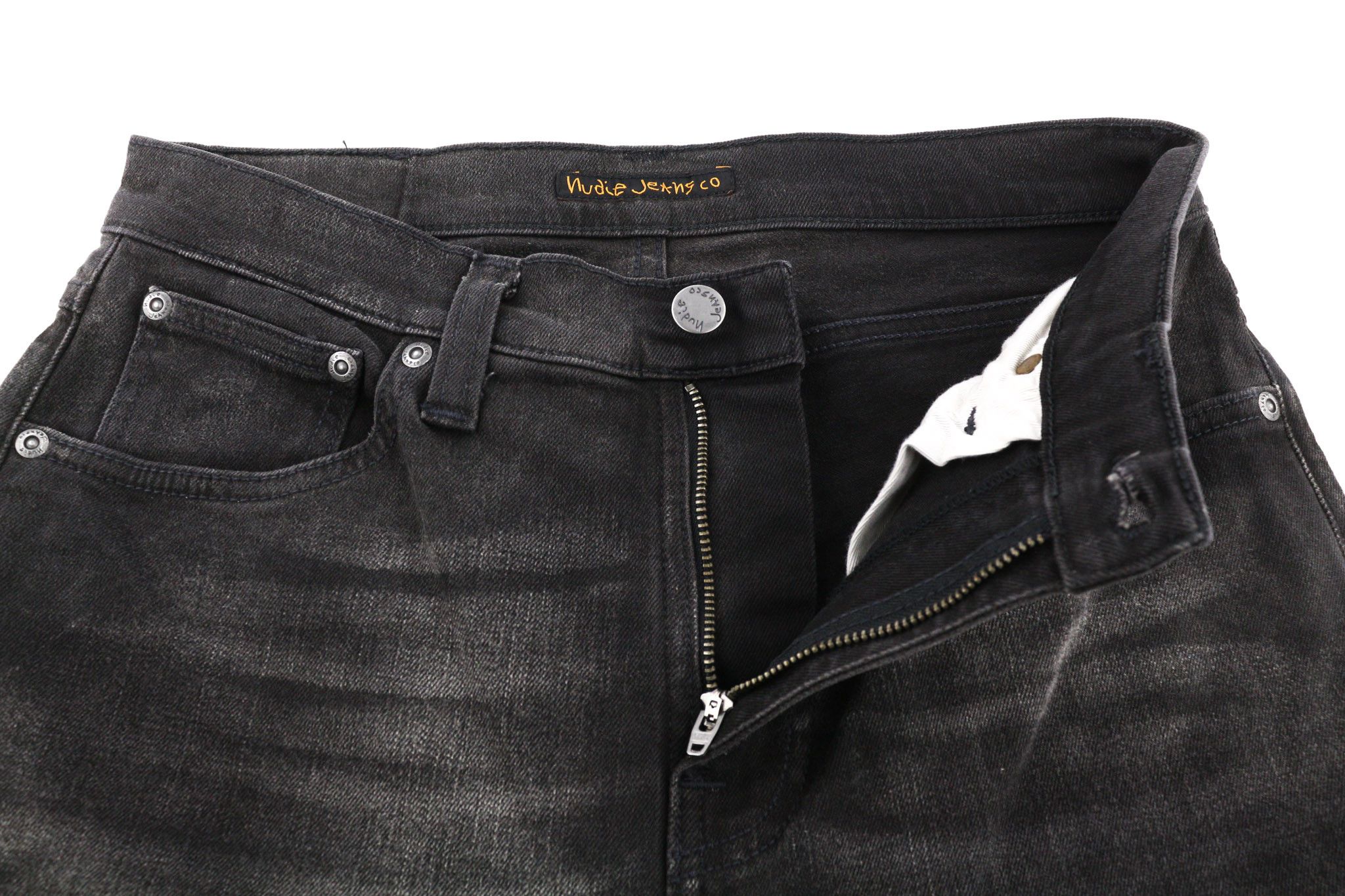 Nudie Jeans PIPE LED W30/L32 Grey Marble Organic Skinny Zip Dark 81911 Size US 30 / EU 46 - 4 Thumbnail