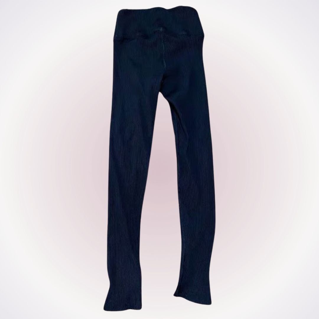 Other Carbon38 Black Ribbed Leggings | Sz S Size 27" / US 4 / IT 40 - 1 Thumbnail