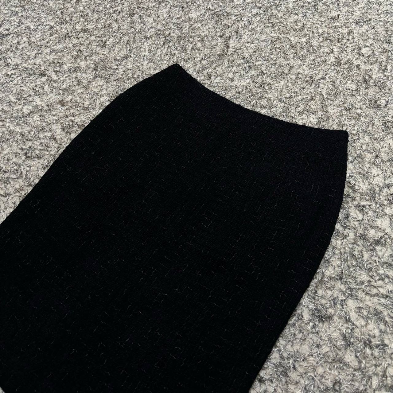 Salvatore Ferragamo Vtg Salvatore Ferragamo 90s Wool Pencil Skirt Italy 42 / US8 Size 28" / US 6 / IT 42 - 3 Thumbnail