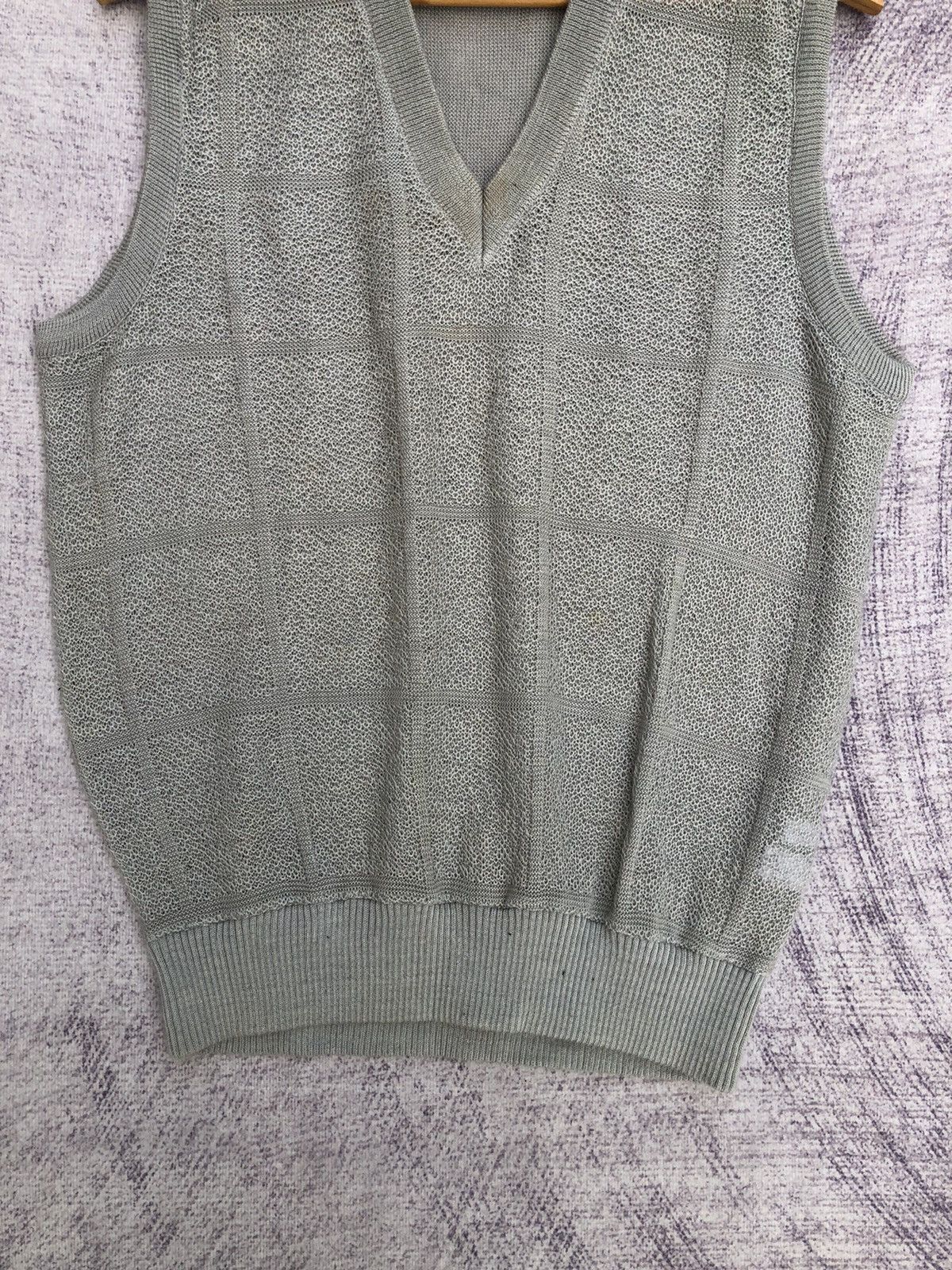 Japanese Brand × Vintage Vintage Torrey Pines Checked Box V-Net Vest Size US S / EU 44-46 / 1 - 4 Thumbnail