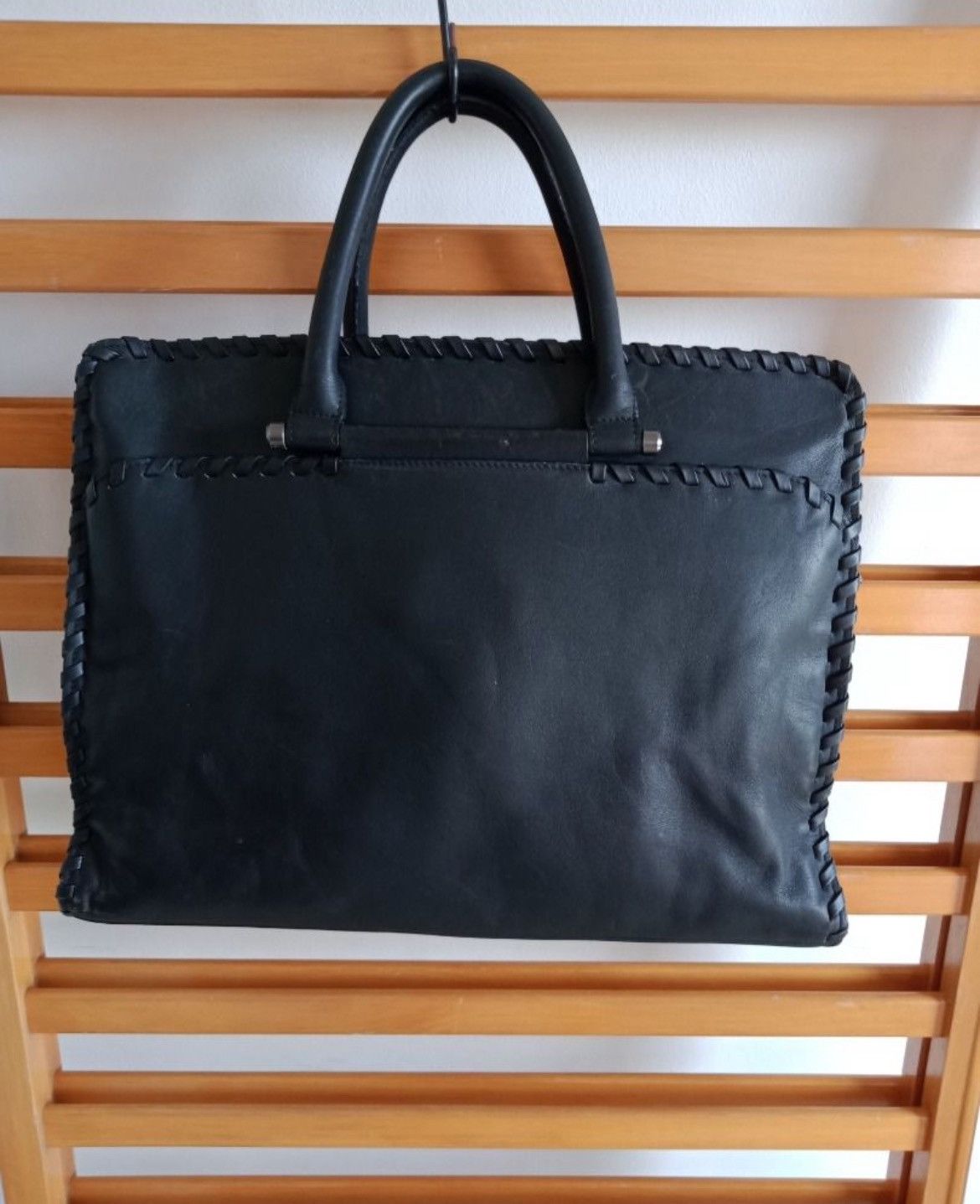 Bottega Veneta Bottega Veneta Leather Document Office Briefcase Size ONE SIZE - 1 Thumbnail
