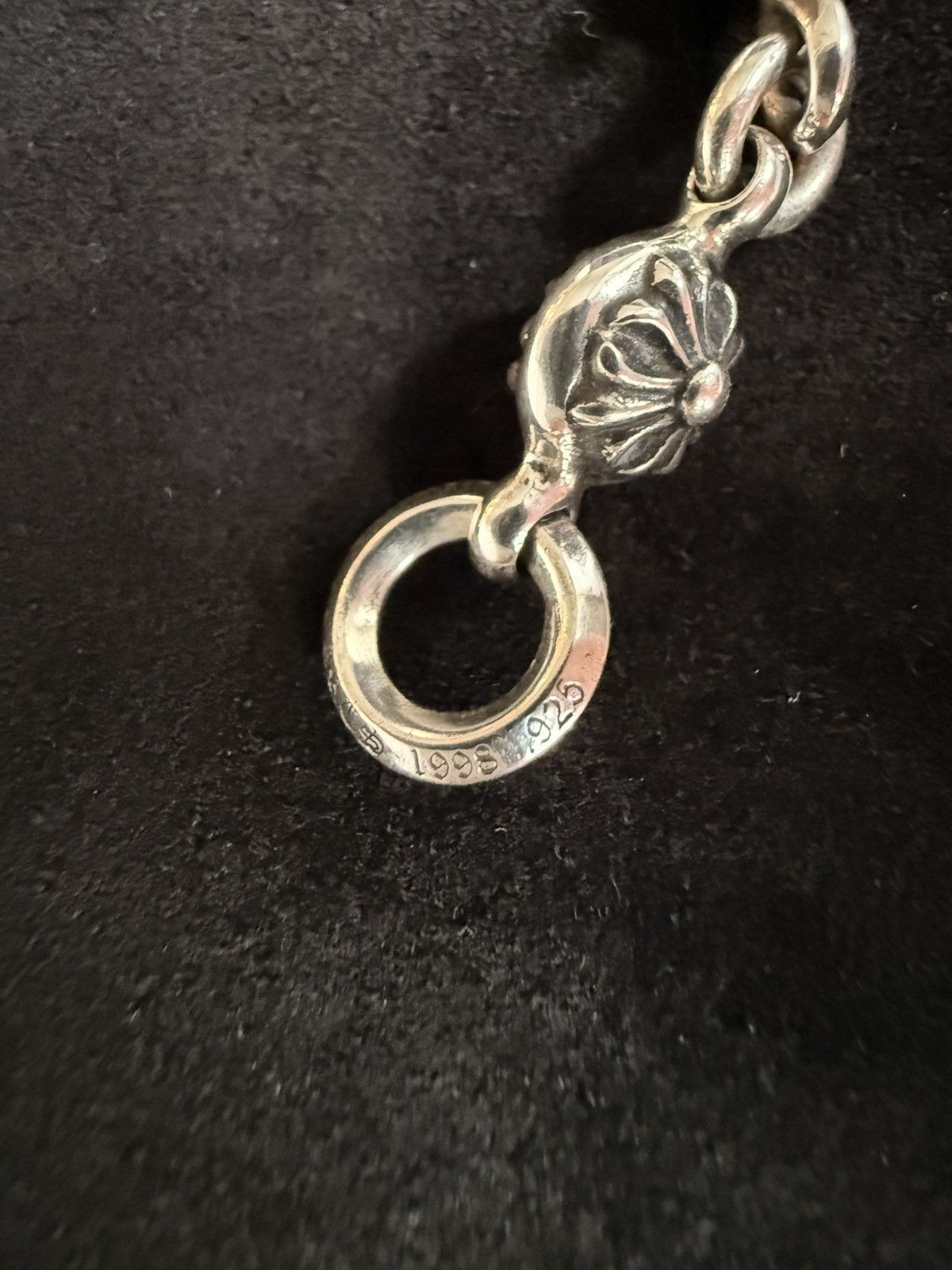 Chrome Hearts Chrome Hearts 1 Ball Tiny CH Cross Pendant + Ball Chain Size ONE SIZE - 19 Thumbnail
