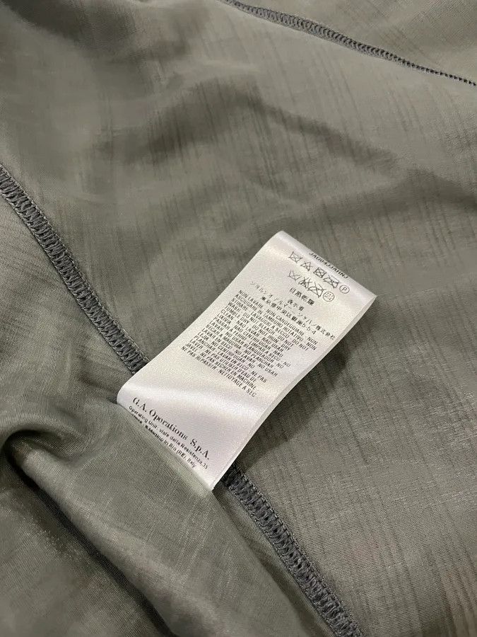 Giorgio Armani SS2012 Giorgio Armani Pleated Striped Grey Jacket Size M / US 6-8 / IT 42-44 - 12 Thumbnail