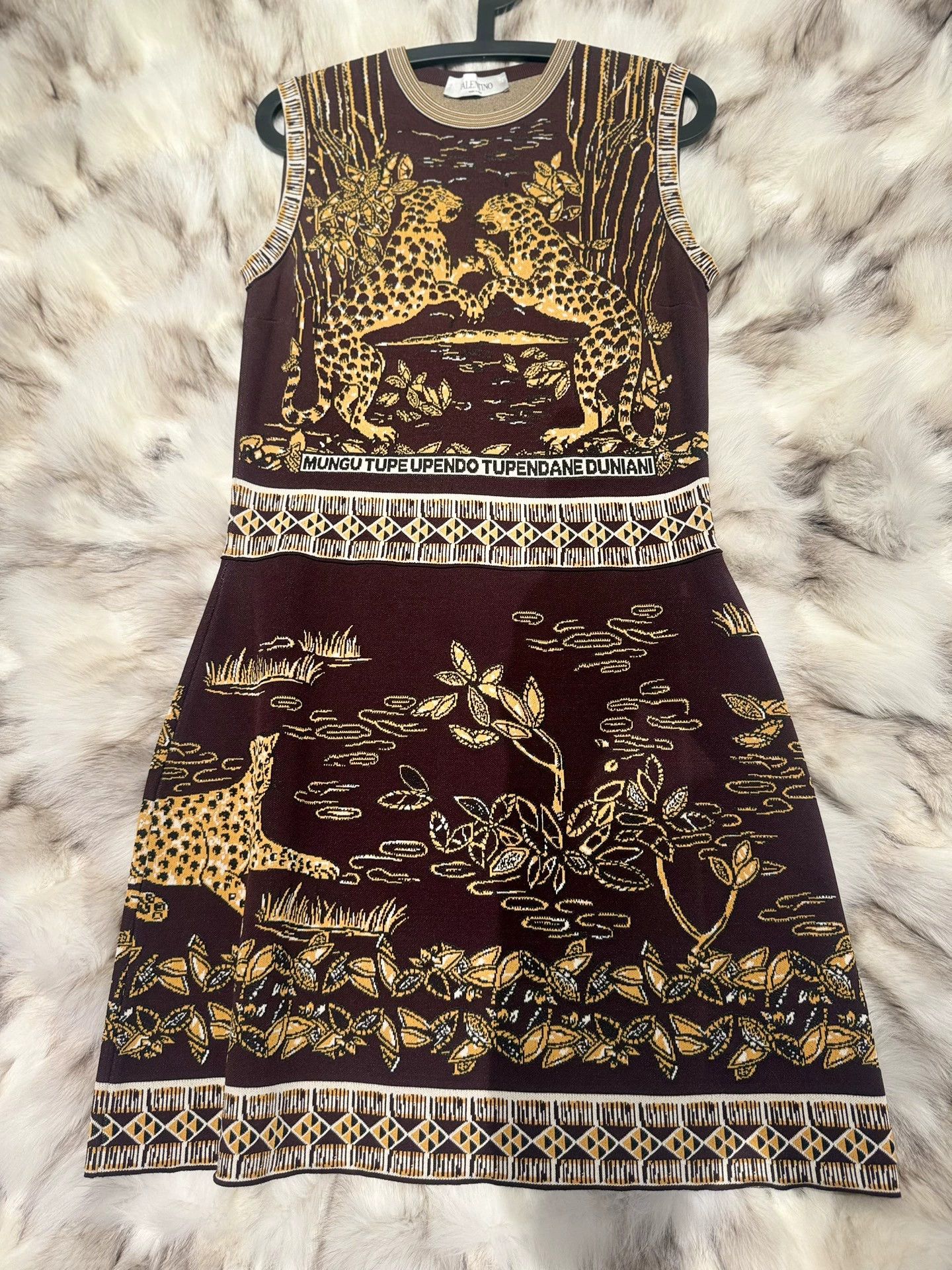 Valentino Valentino Leopard Print Dress - dmc Size US XS / EU 42 / 0 - 1 Thumbnail