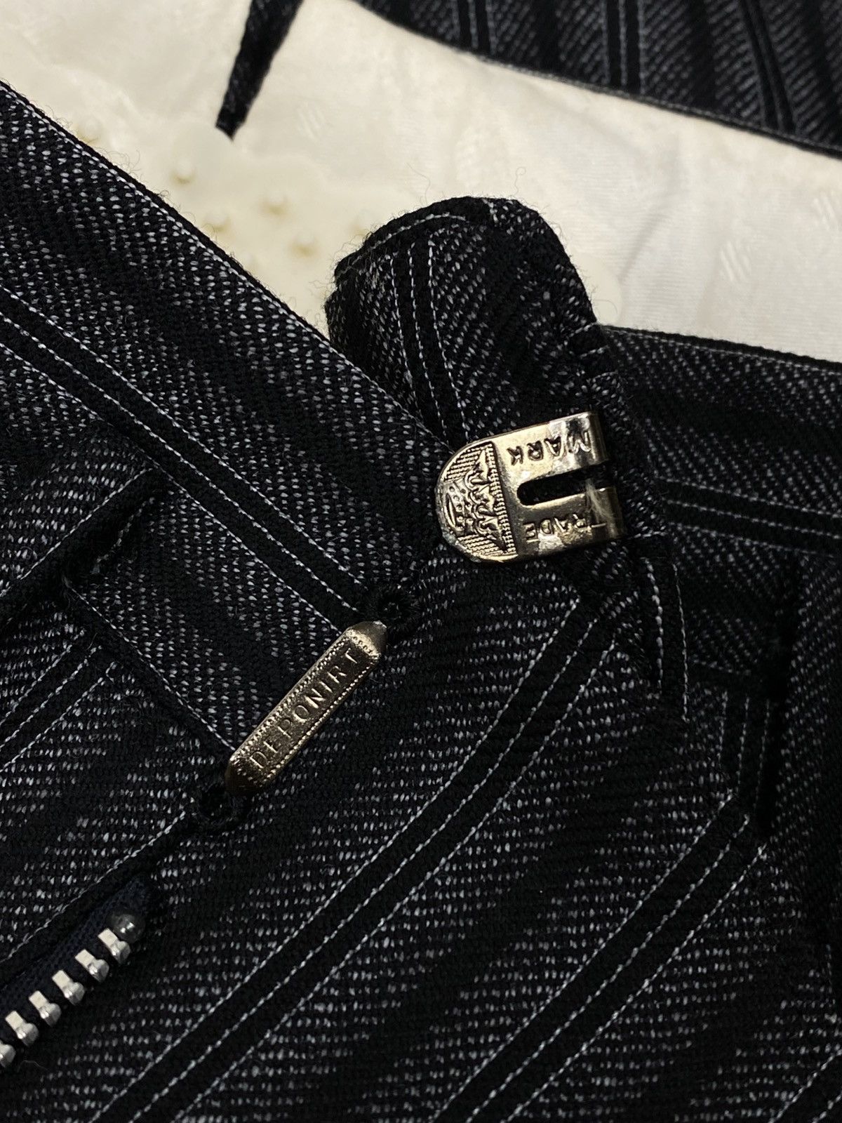 Japanese Brand 💸SOLD P4YP4I💸 Japanese Stripe Pants Pleated Trouser Size US 34 / EU 50 - 10 Thumbnail