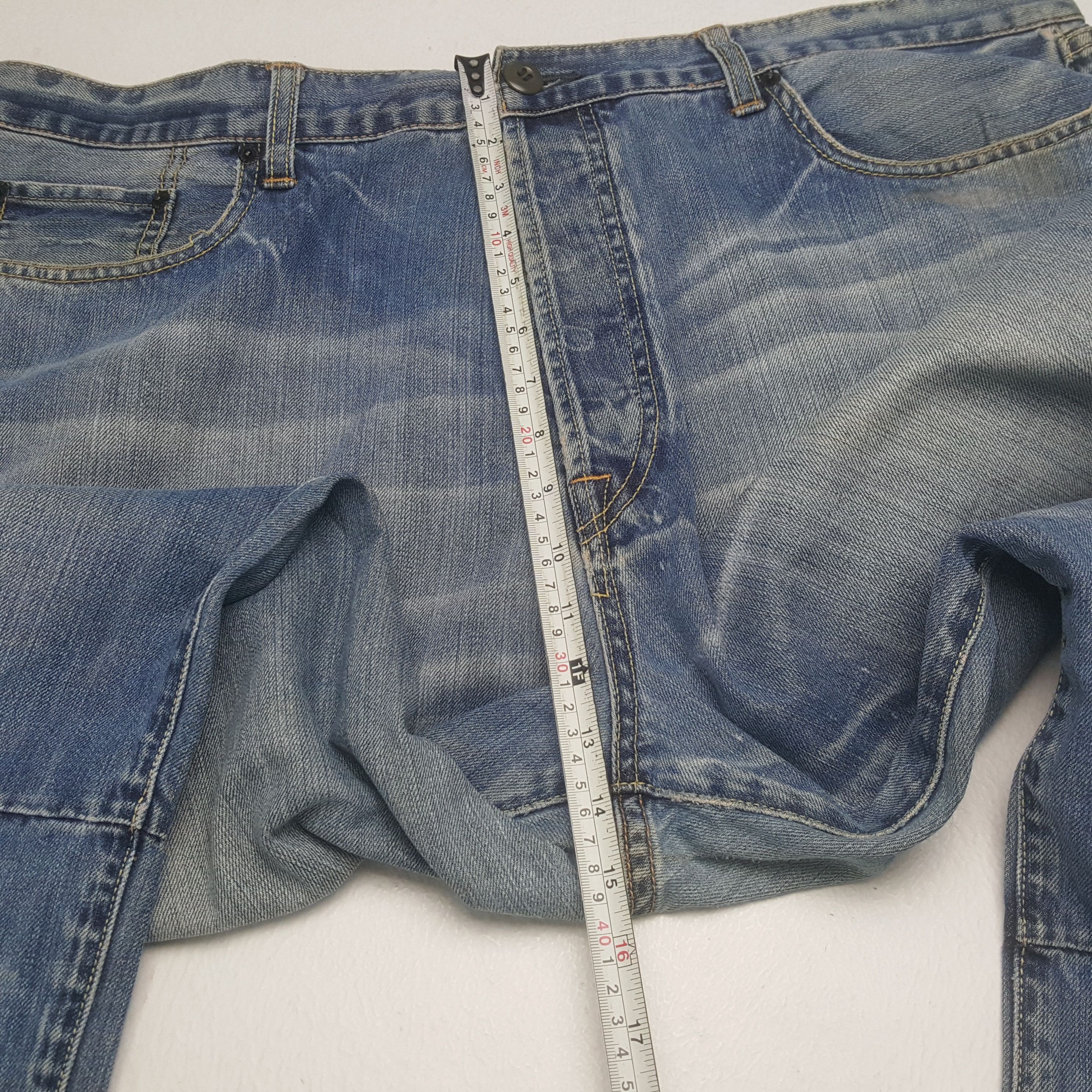 Christian Audigier × Ed Hardy × Vintage ED HARDY Fashion Designer Brand Streetwear Custom Art Jeans Size US 41 - 8 Thumbnail